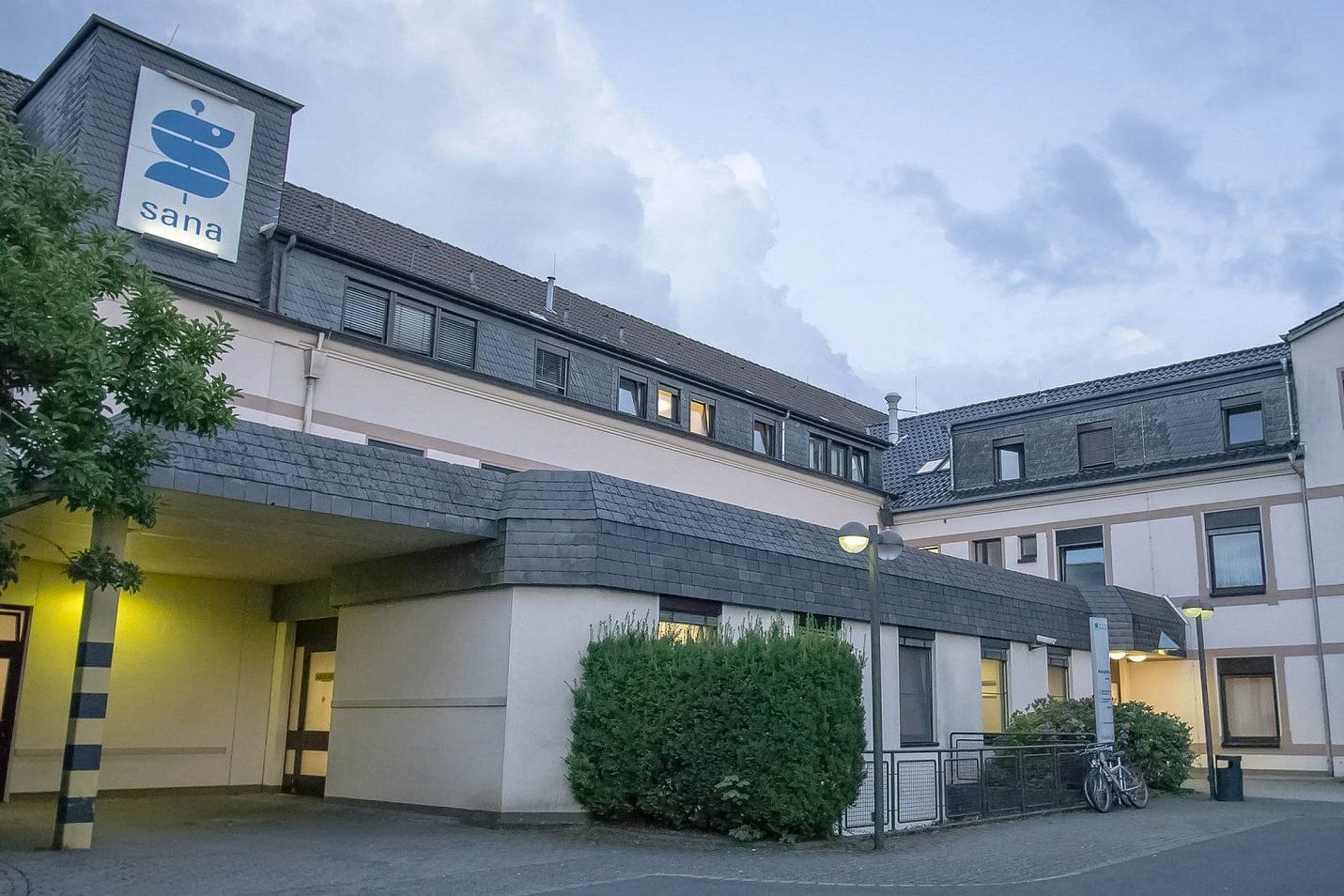 Das betroffene Krankenhaus: Zuerst wurden die Intensiv-Patienten verlegt.
