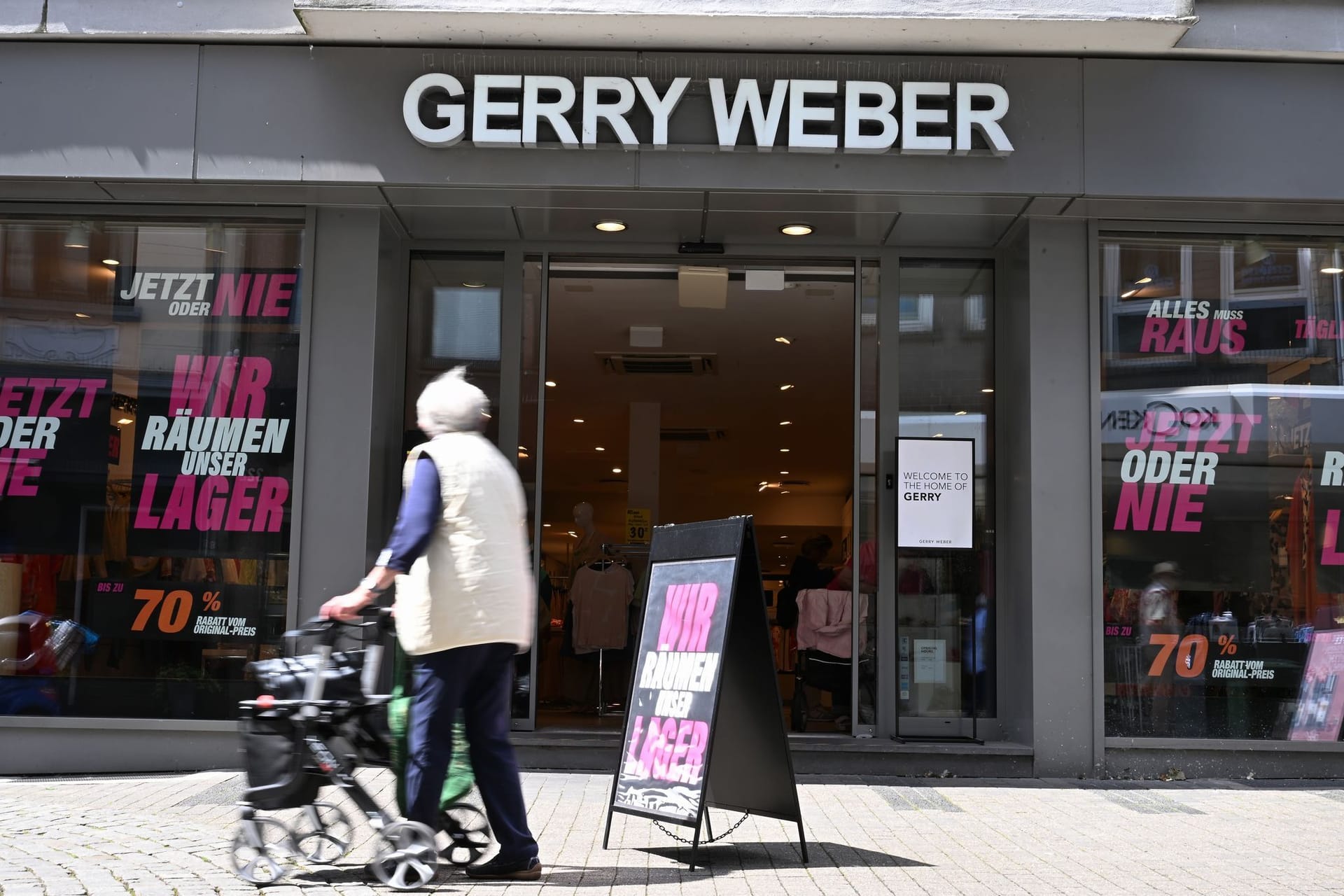 Gerry Weber schließt alle seine Geschäfte