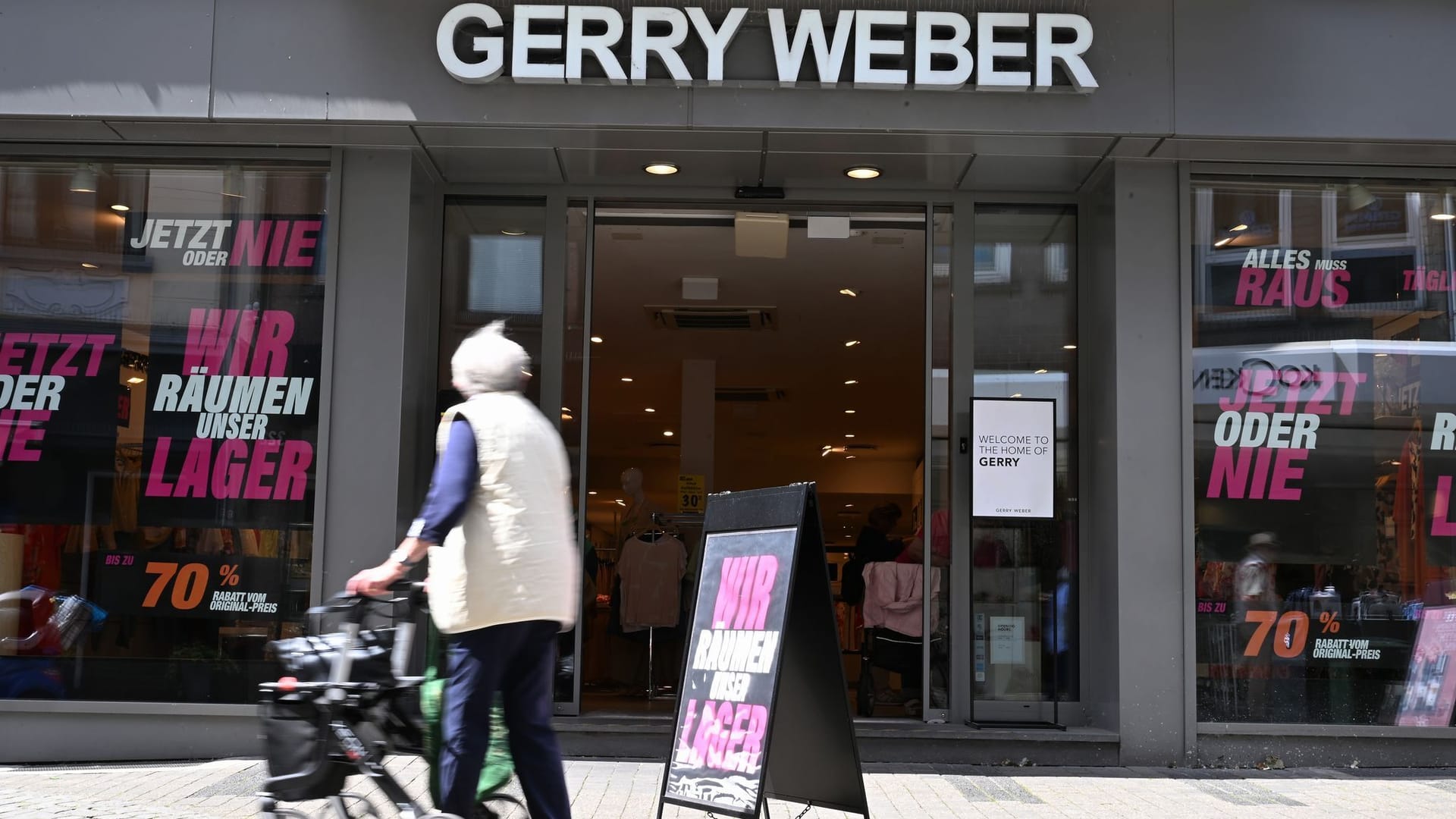 Gerry Weber schließt alle seine Geschäfte Gerry Weber schließt alle seine Geschäfte