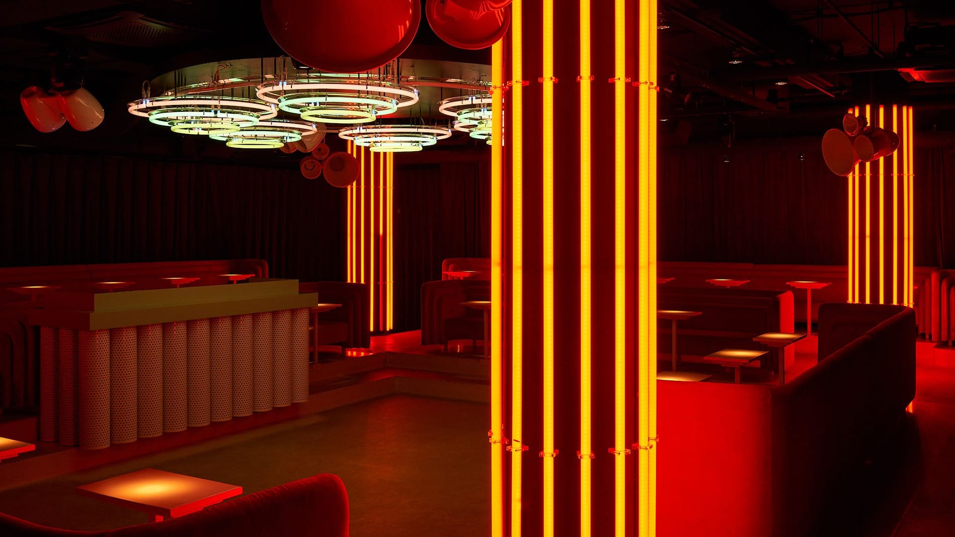 Der Club im "The Paradise Now": Hier wird am Wochenende getanzt.