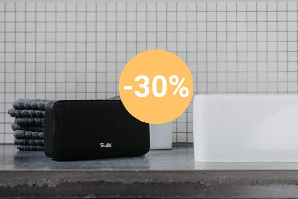 Der Bluetooth-Lautsprecher Motiv Go von Teufel ist derzeit zum Tiefpreis erhältlich.