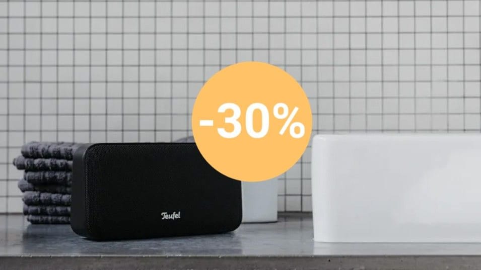 Der Bluetooth-Lautsprecher Motiv Go von Teufel ist derzeit zum Tiefpreis erhältlich.