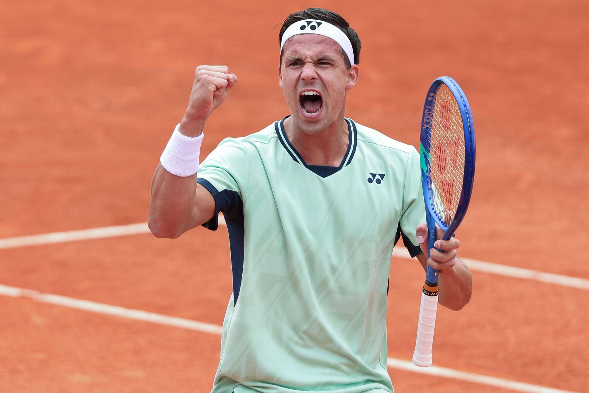 Daniel Altmaier: Der deutsche Tennisprofi setzte sich bei den French Open überraschend gegen Taylor Fritz durch.
