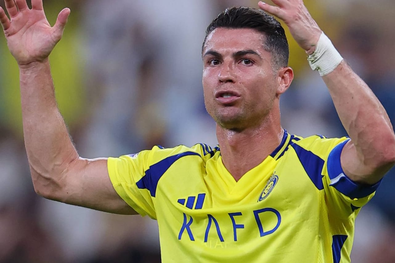 Cristiano Ronaldo: Der Portugiese spielt seit Januar 2023 in Saudi-Arabien.
