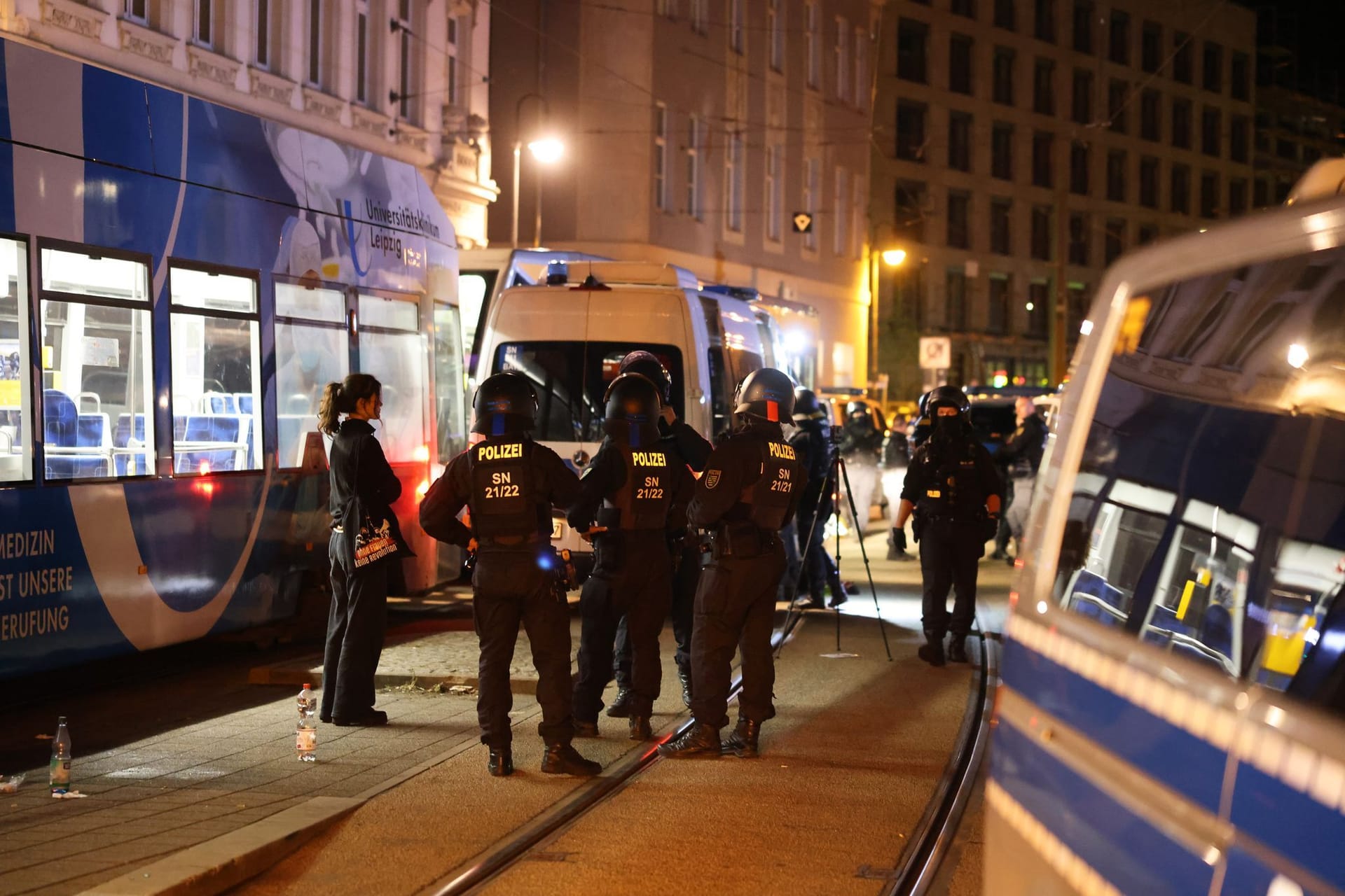 Polizeikontrolle nach Pro-Palästina-Demonstration eskaliert