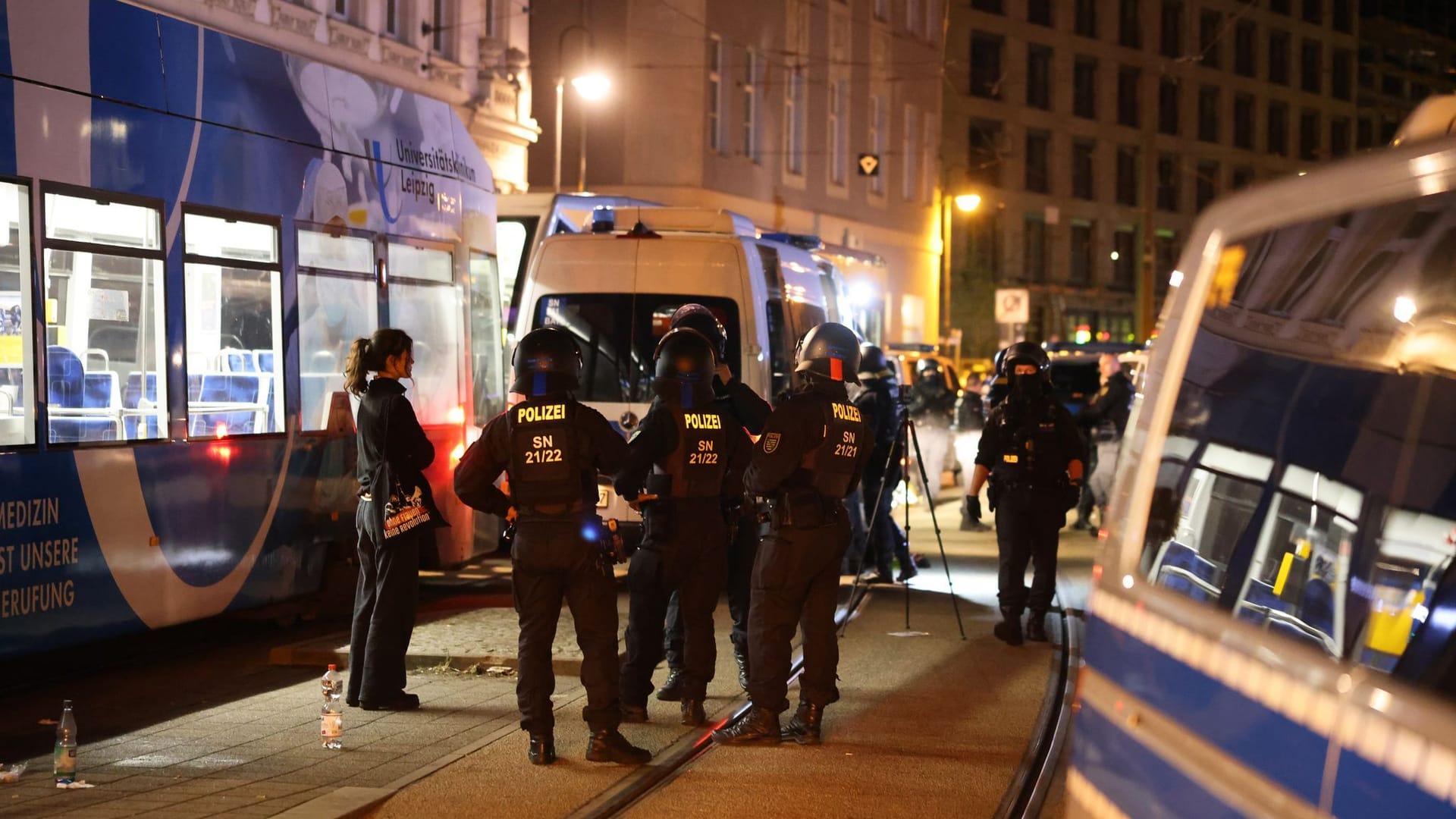 Polizeikontrolle nach Pro-Palästina-Demonstration eskaliert Polizeikontrolle nach Pro-Palästina-Demonstration eskaliert