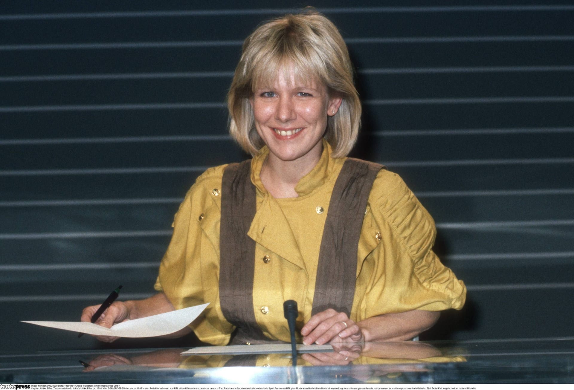 Ulrike von der Groeben startete ihre Karriere bei RTL in den Achtzigerjahren.