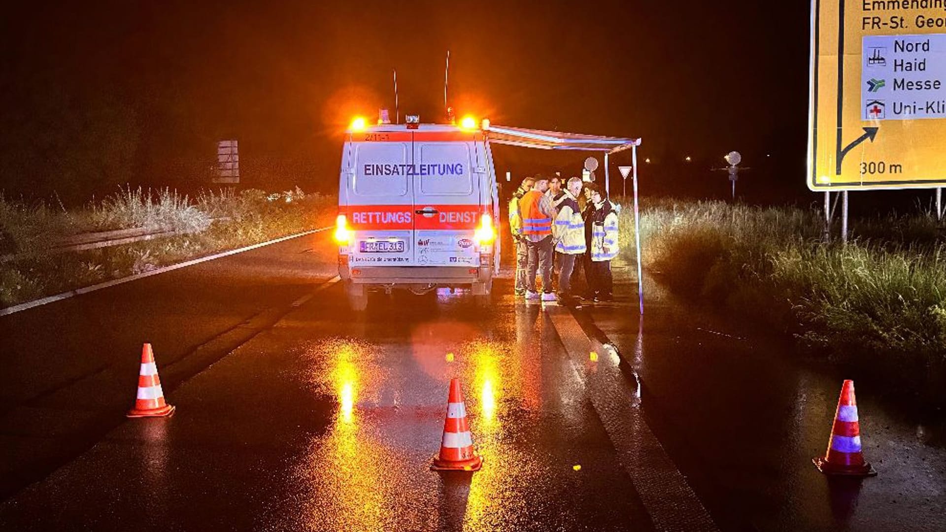 Unfall mit drei Toten in Freiburg Unfall mit drei Toten in Freiburg