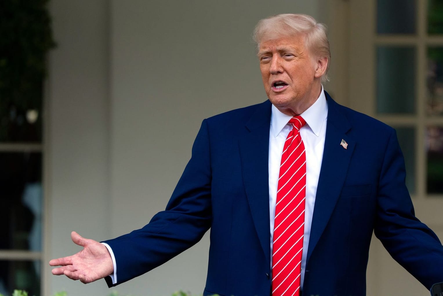 US-Präsident Donald Trump gratulierte dem neuen Papst. US-Präsident Donald Trump gratulierte dem neuen Papst.