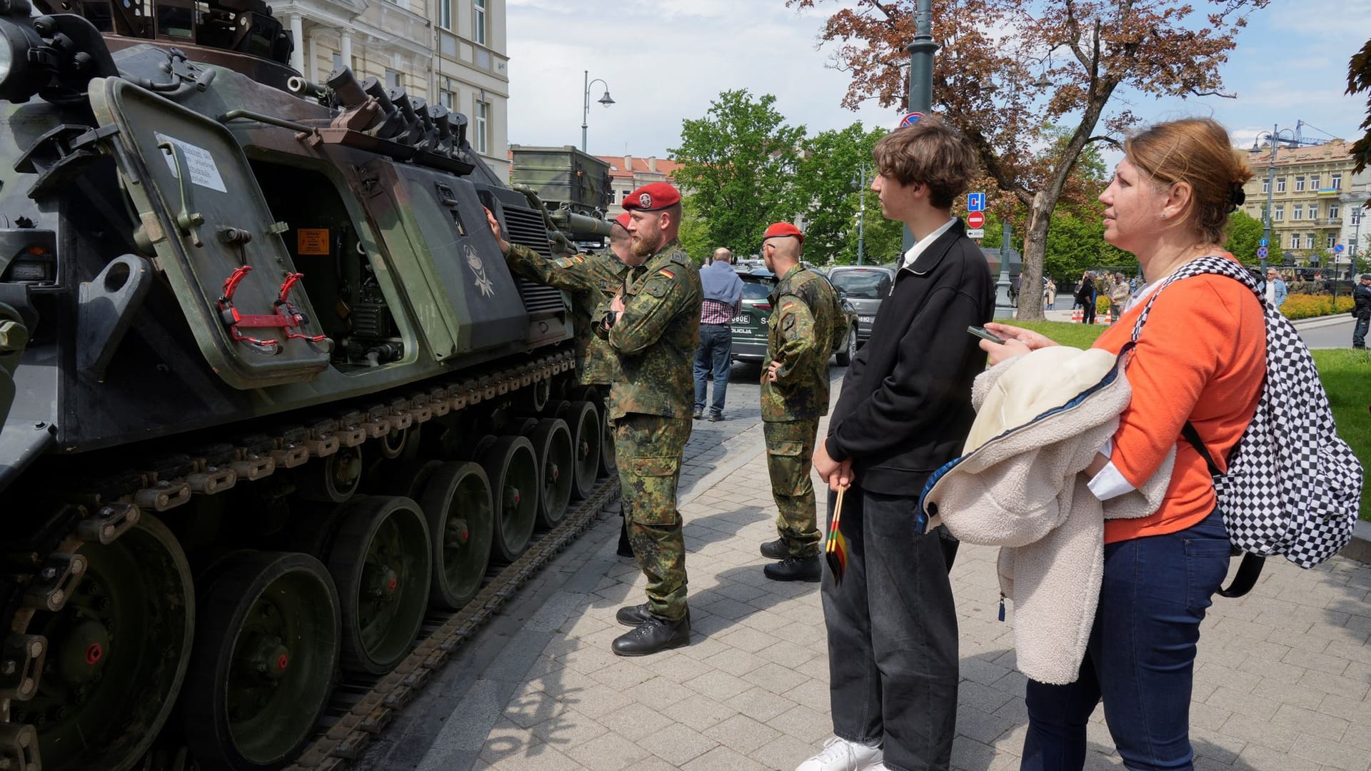 German Chancellor Friedrich Merz visits Lithuania