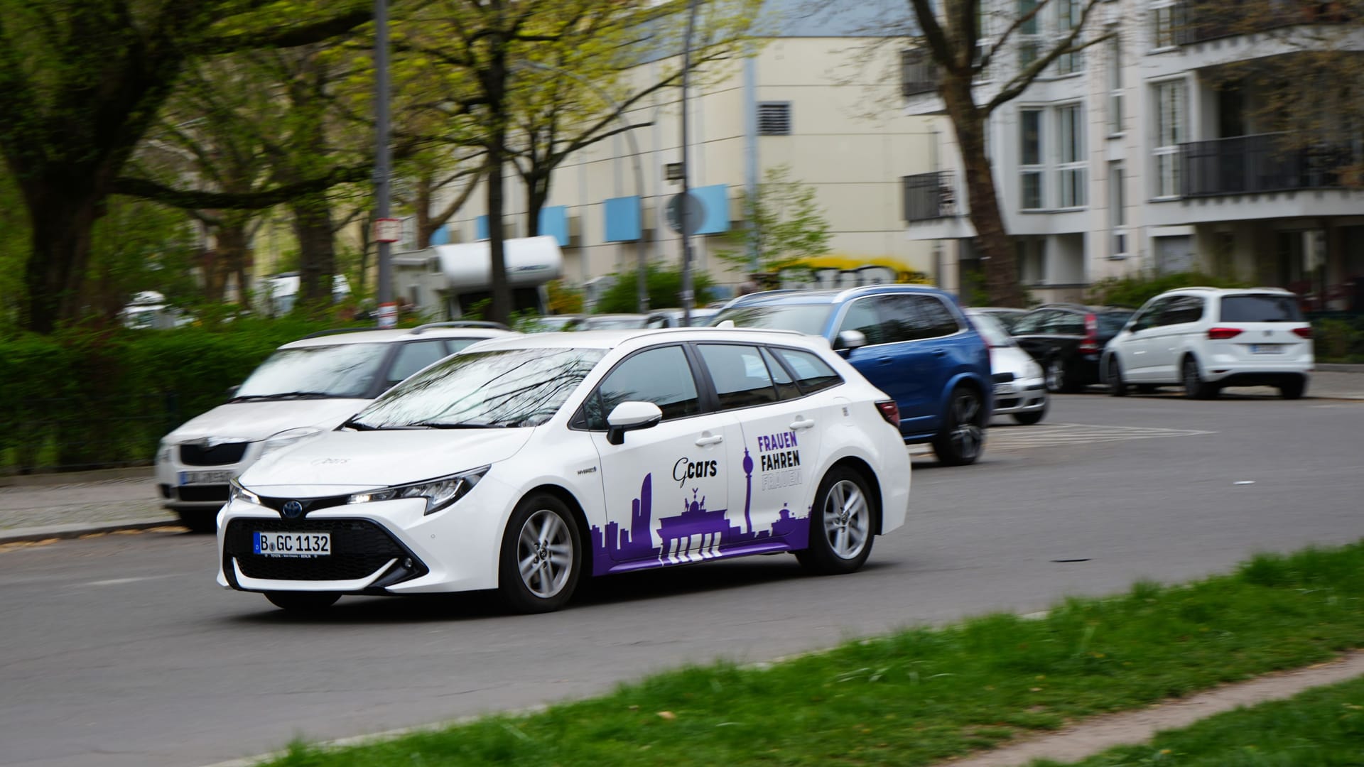 Mit diesen Autos fährt das Unternehmen durch die Hauptstadt.