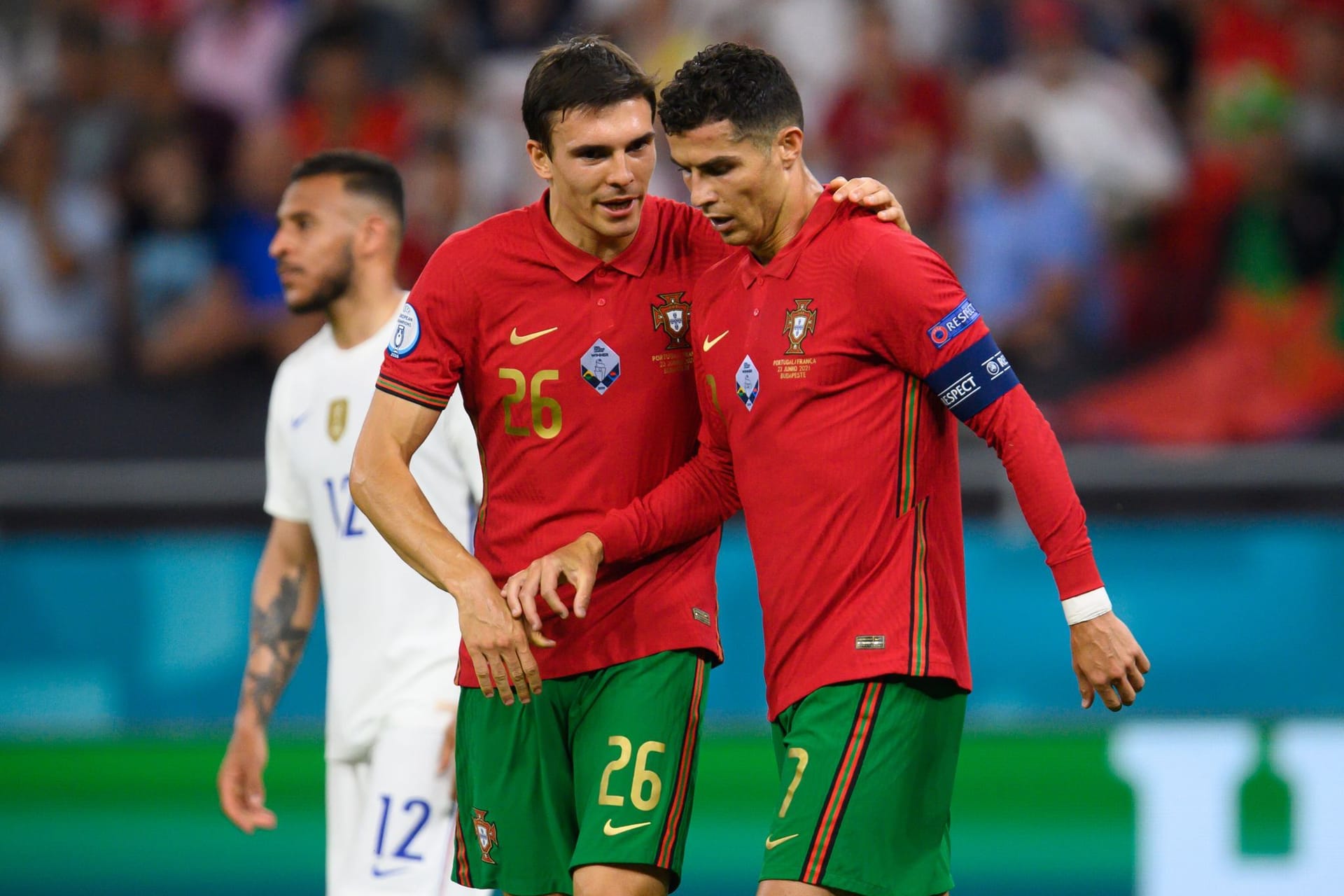 Joao Palhinha und Cristiano Ronaldo