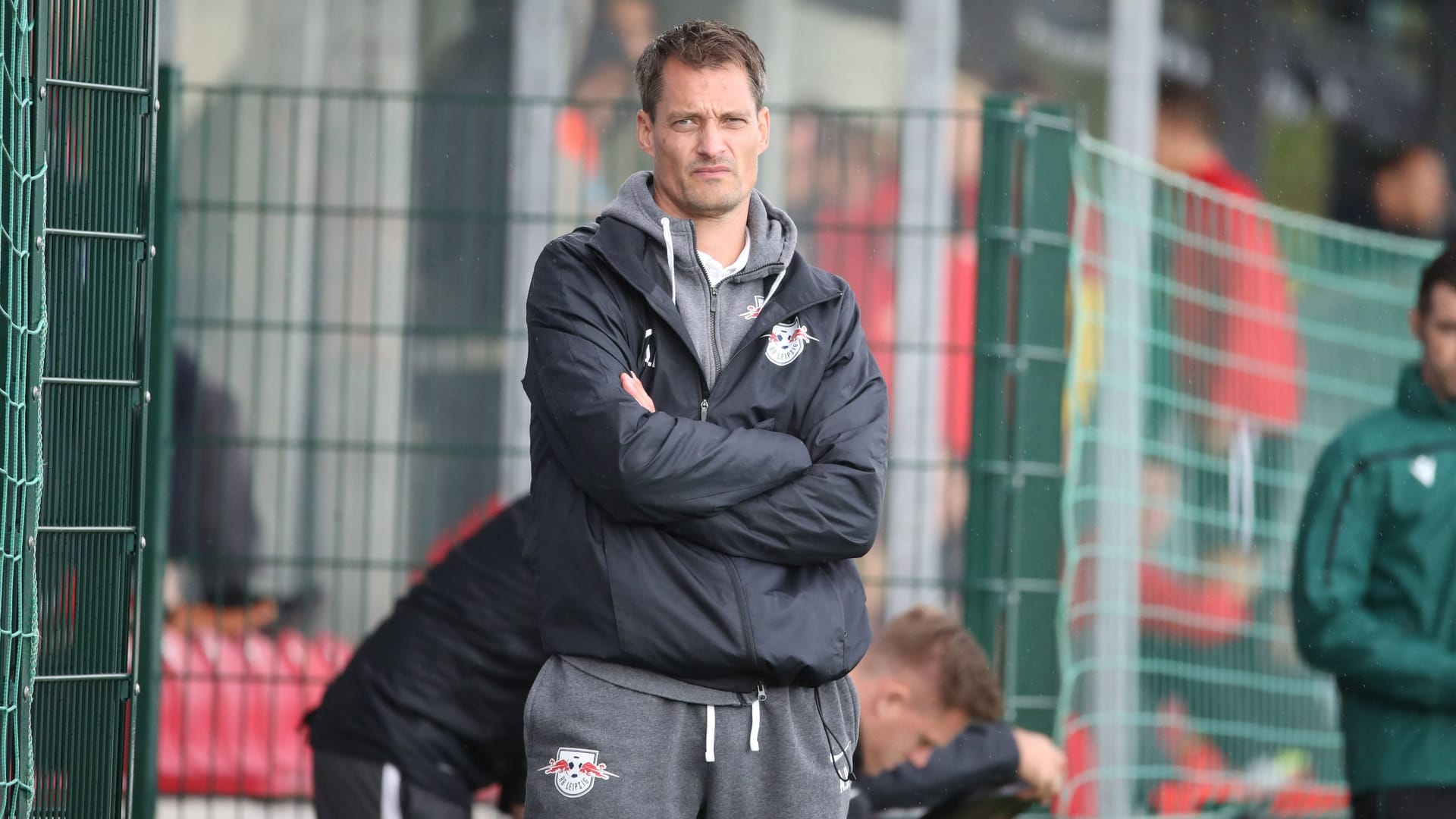 Alexander Blessin vor sechs Jahren als U19-Trainer von RB Leipzig.
