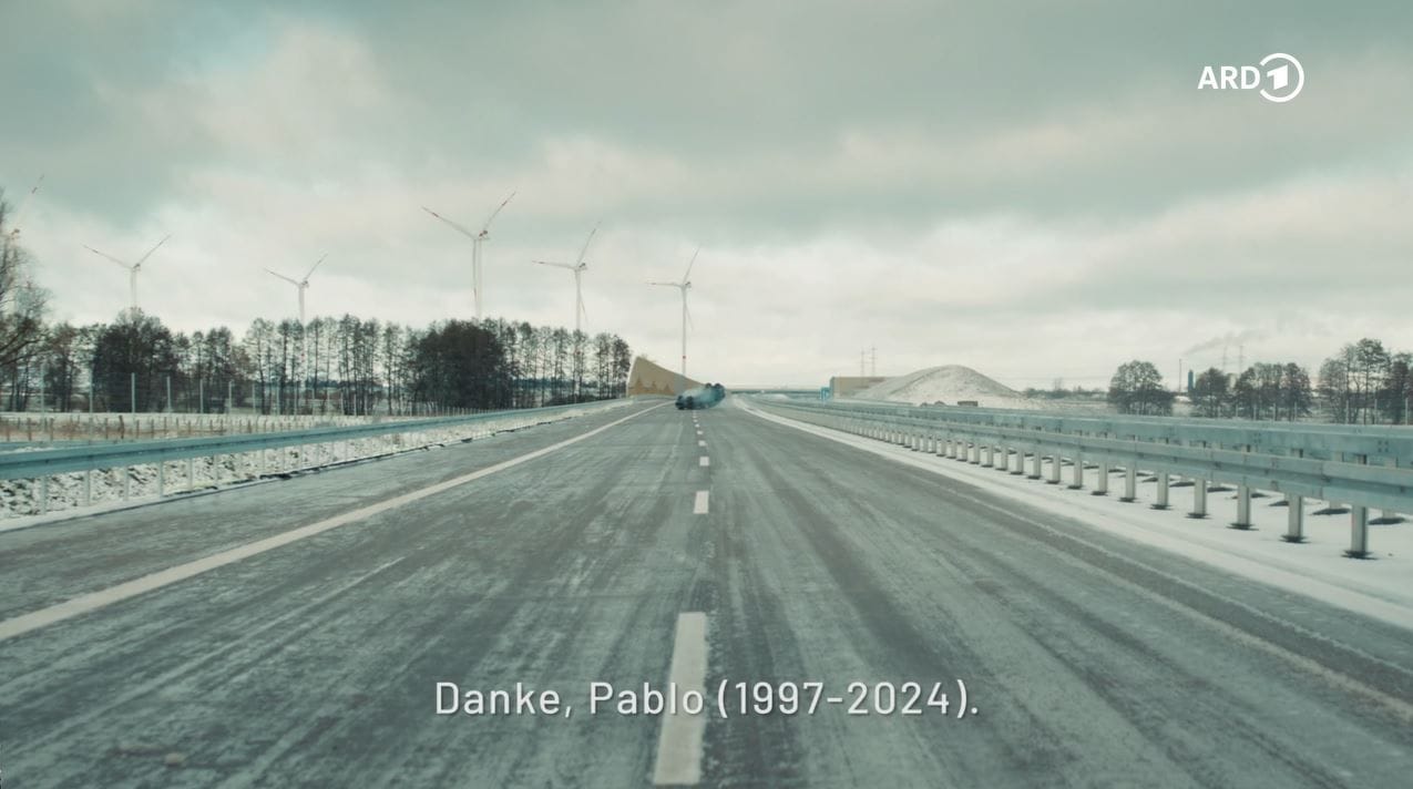Die Schlusssequenz im "Polizeiruf 110: Widerfahrnis".