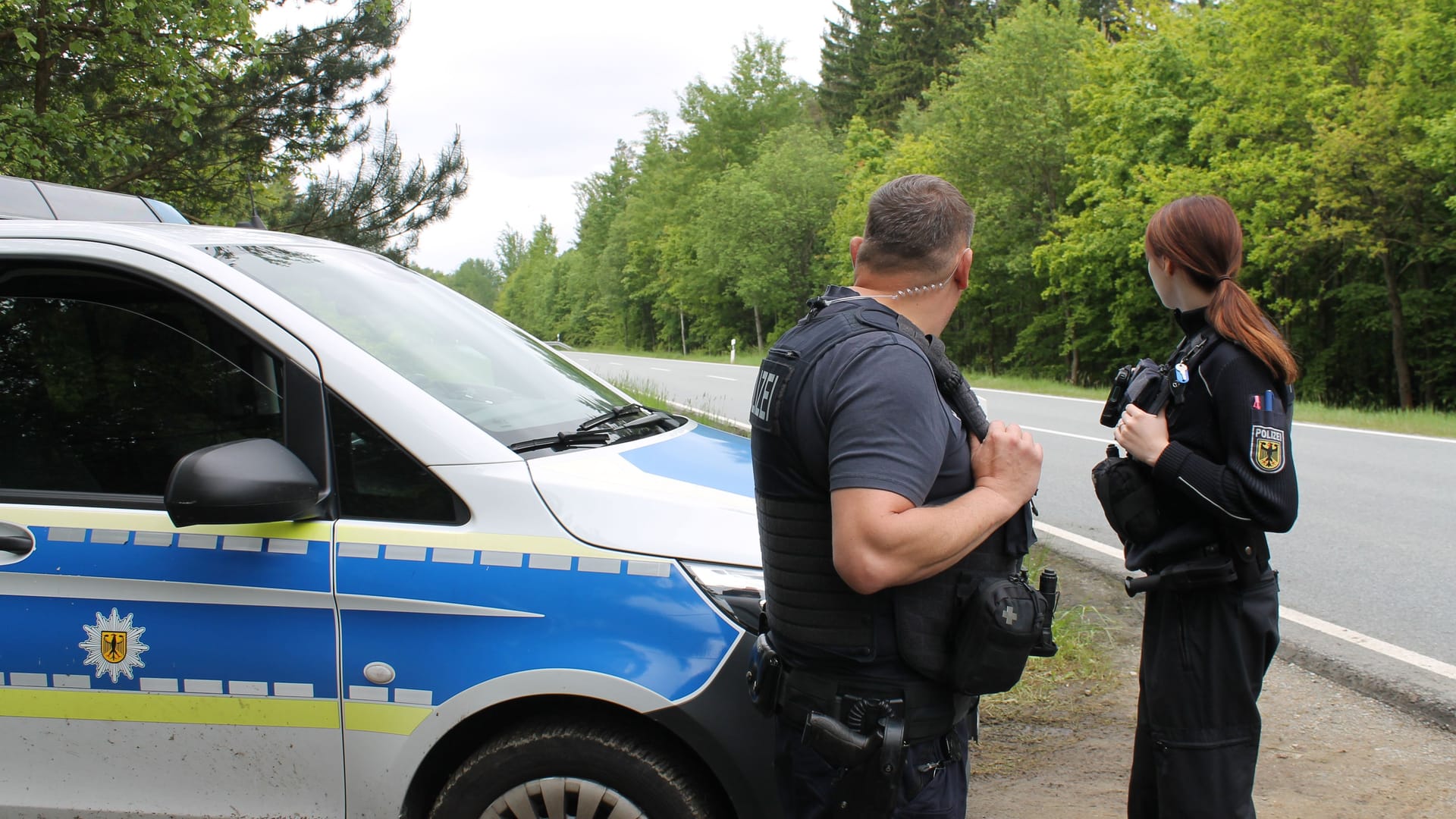 Grenzkontrolle: An manchen Straßen herrscht wenig Verkehr.