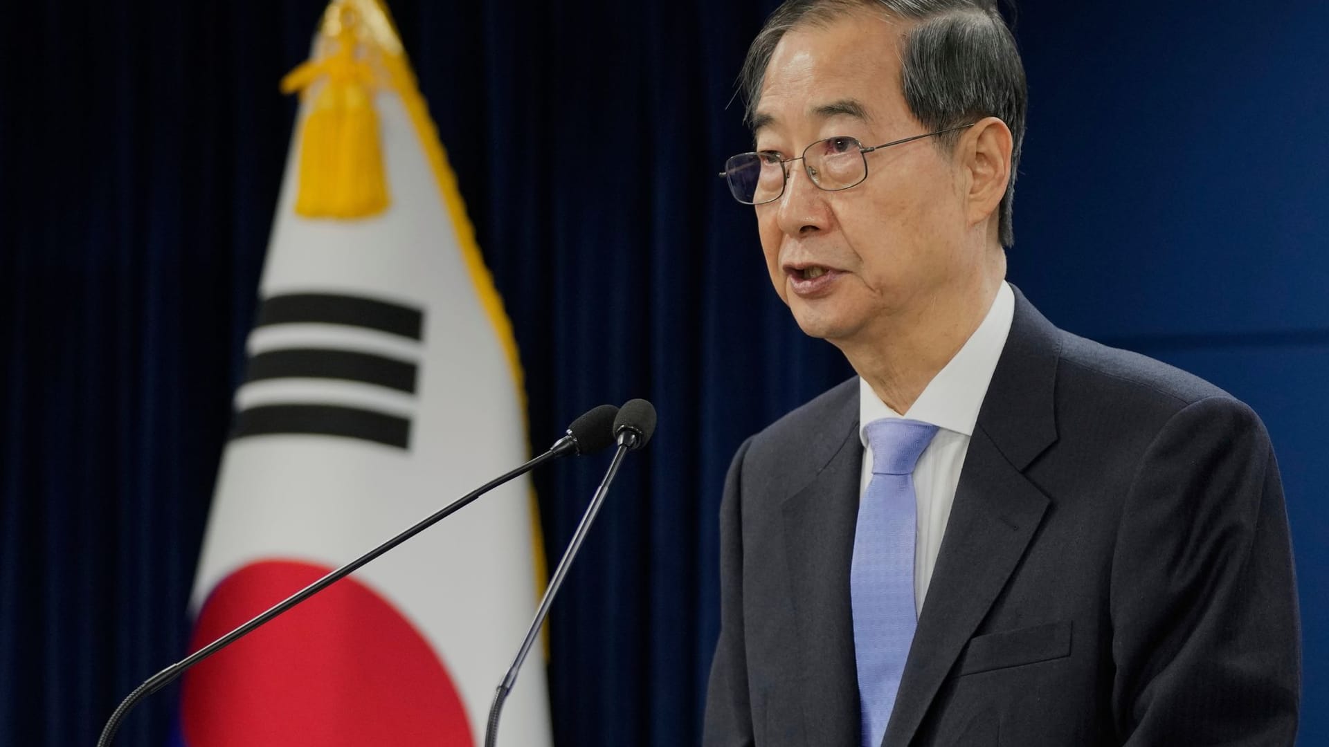 Südkoreas Premier und Übergangspräsident Han Duck Soo