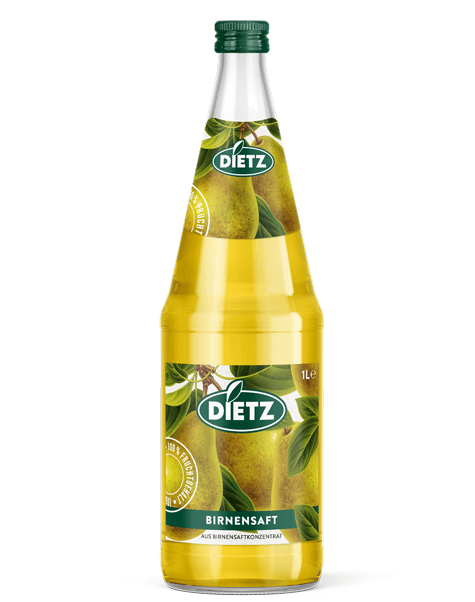 Der betroffene Birnensaft von Dietz.