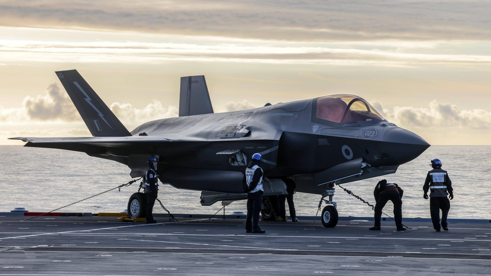 Ein britischer F-35-Kampfjet: Die Royal Air Force kann Teile ihrer eigenen Flotte nicht selbst in der Luft betanken.