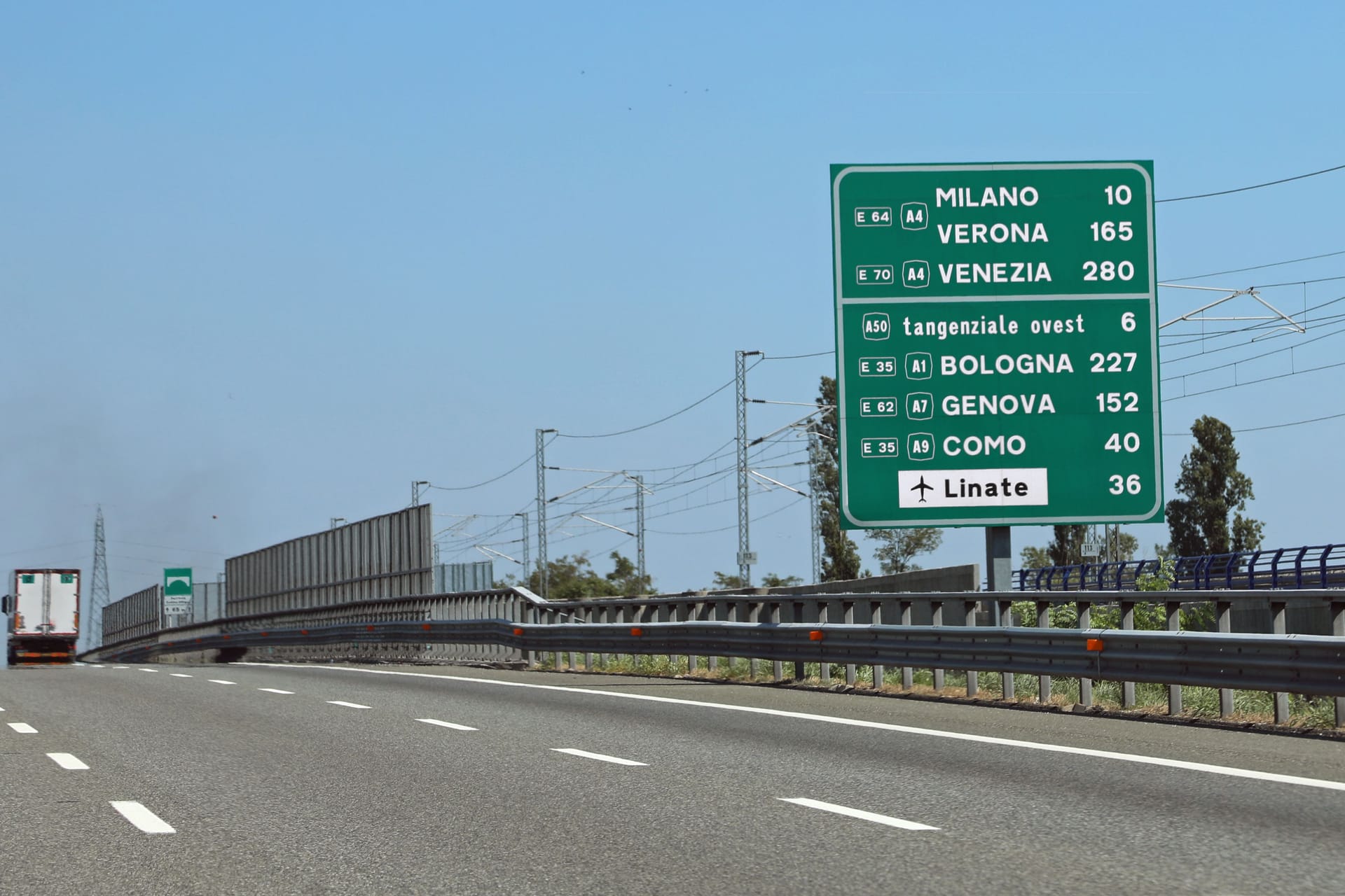 Die Autobahn 4 in Venetien: Am Mittwoch bildete sich ein kilometerlanger Stau.