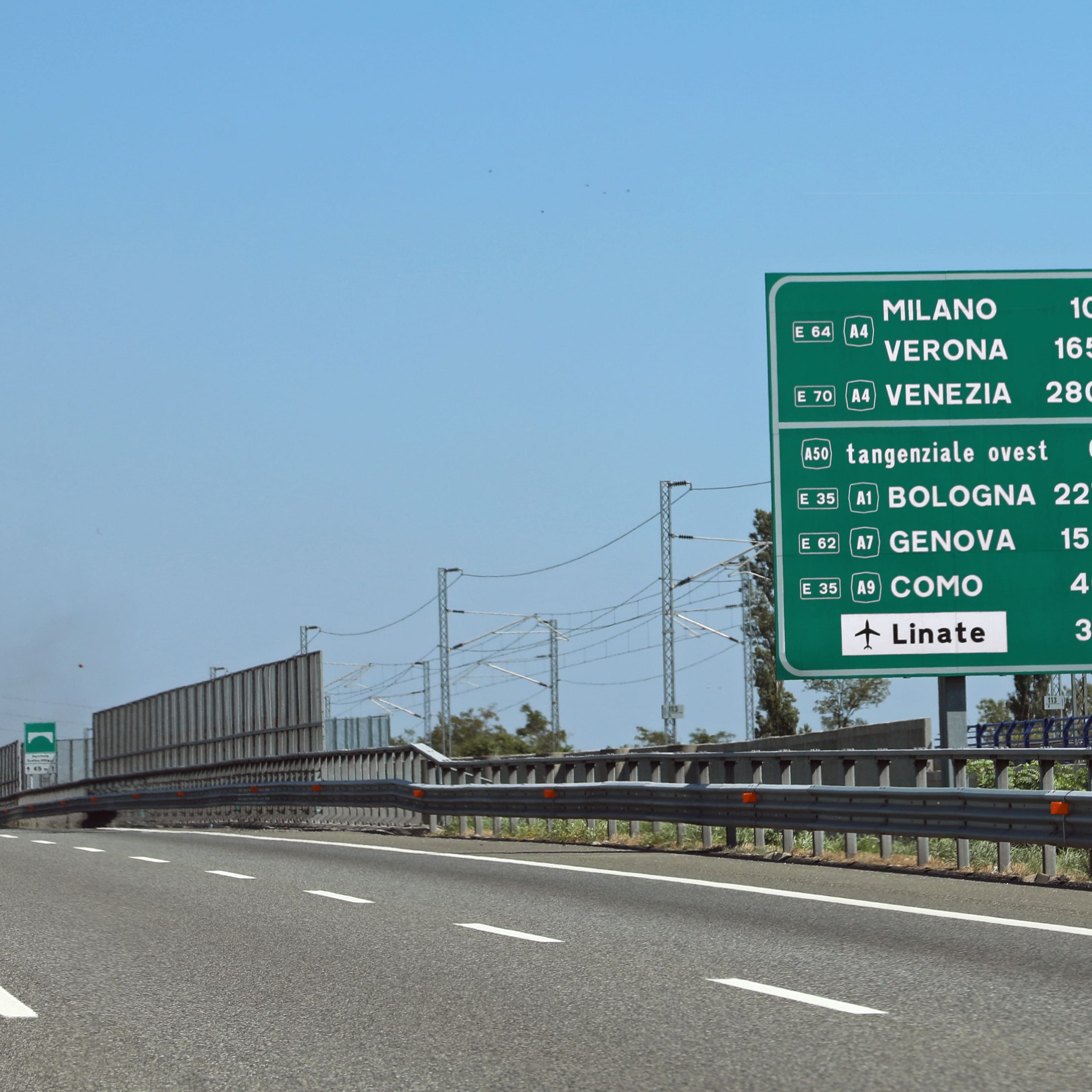 Die Autobahn 4 in Venetien: Am Mittwoch bildete sich ein kilometerlanger Stau.