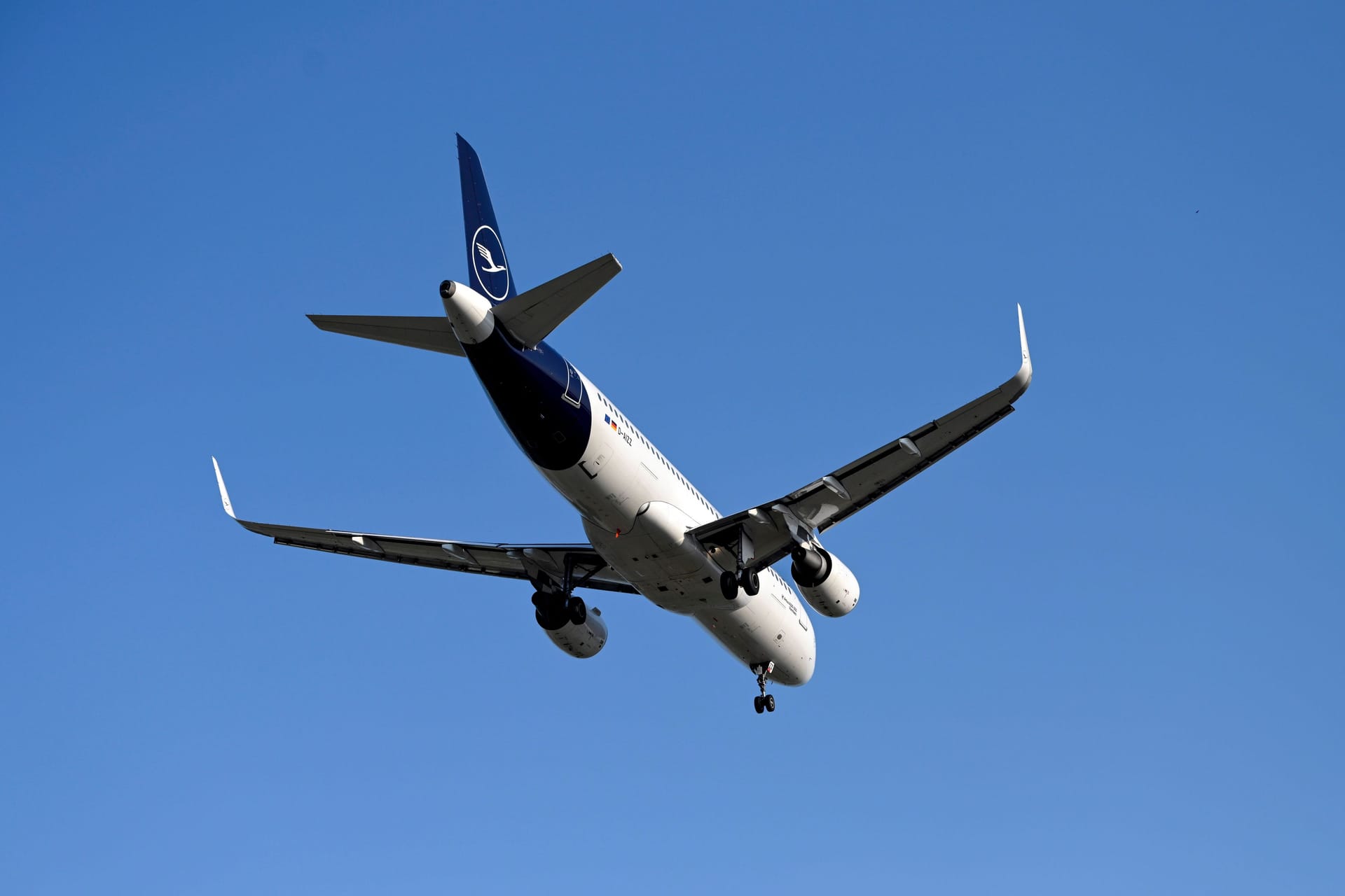 Ein Lufthansa-Airbus A320-200 (Archivbild): Der Pilot legte bei 150 km/h auf der Startpiste eine Vollbremsung.