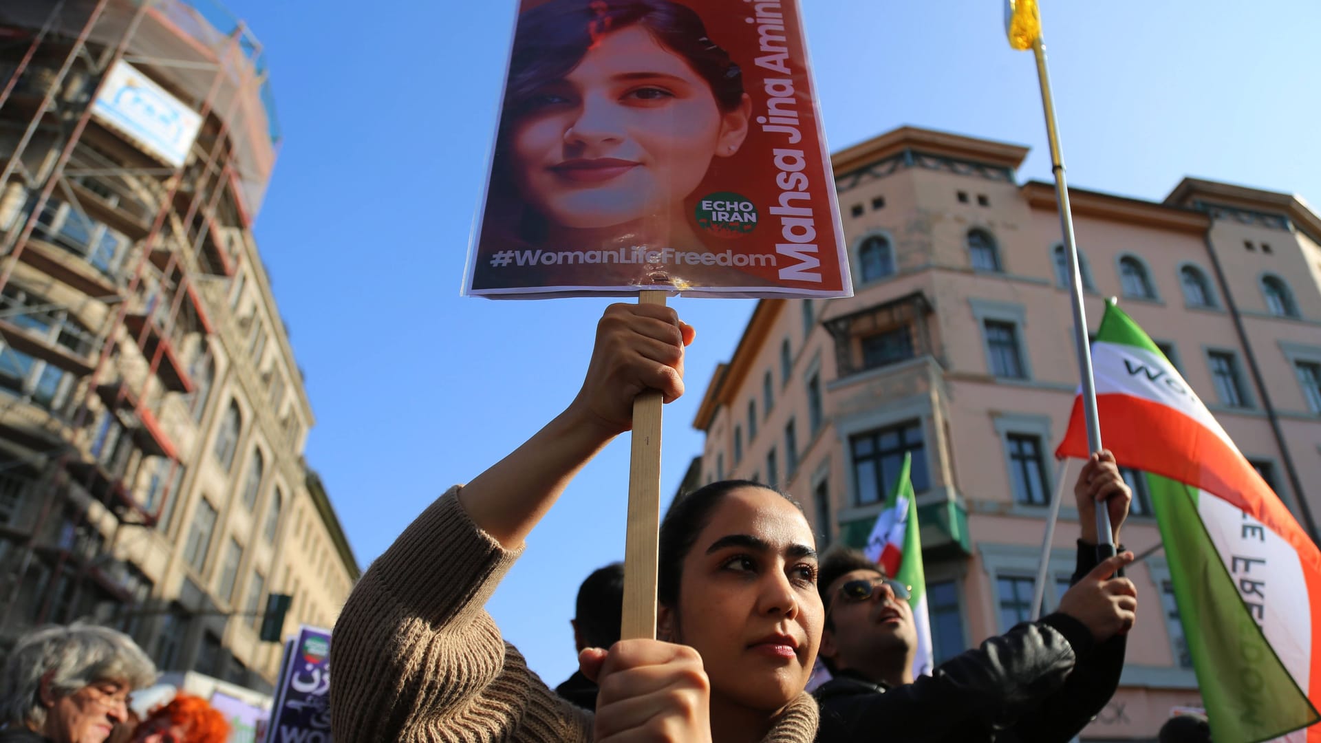 Demo in Berlin gegen das iranische Regime (Archivfoto): Iranische Exilanten gingen weltweit für ihre Landsleute auf die Straße.