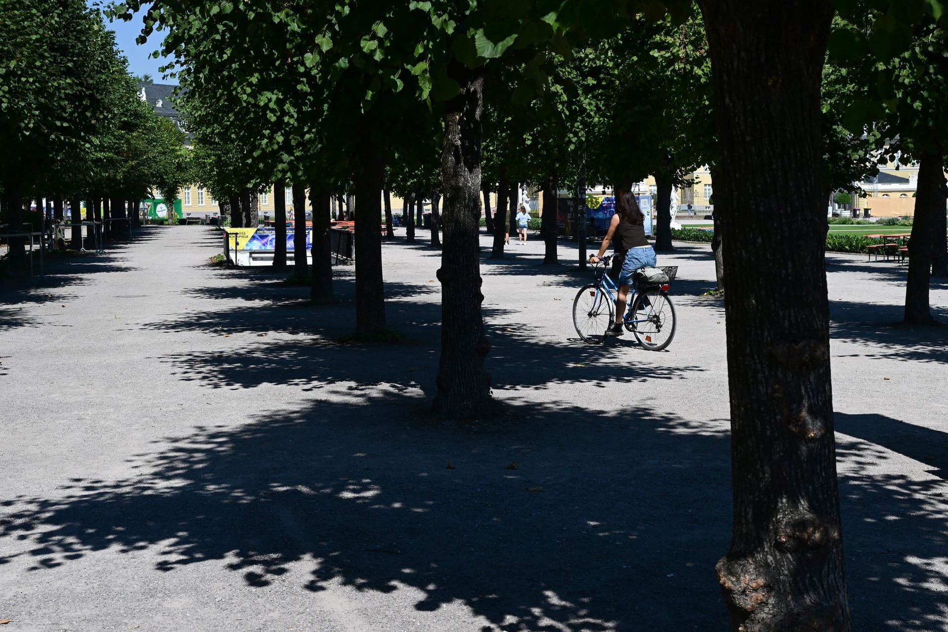 Sonne und Schatten in Karlsruhe