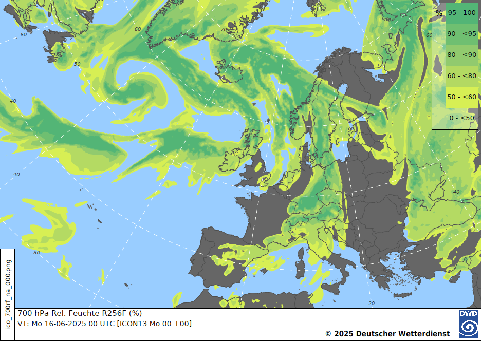 Noch hängen Regenschwaden über Deutschland.