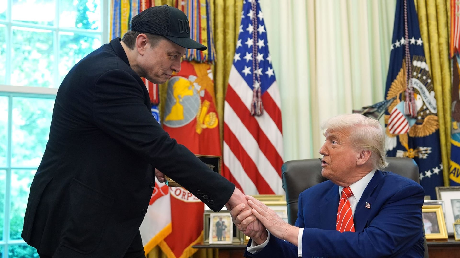 Trump verabschiedet Musk auf gemeinsamer Pressekonferenz