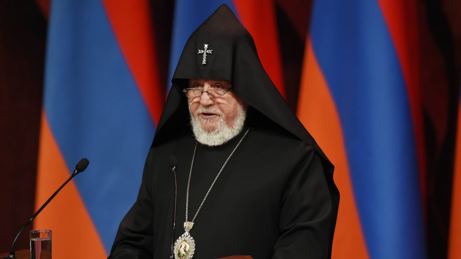 Katholikos Karekin II., das Oberhaupt der armenisch-orthodoxen Kirche.