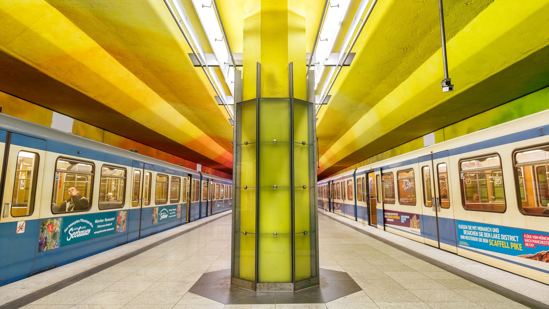 Munich Metro Underground Station Candidplatz in Germany