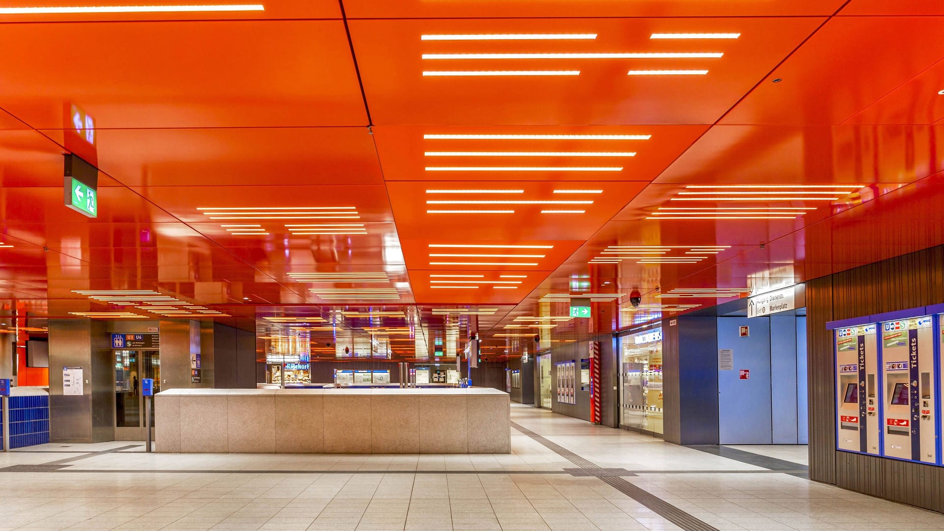Menschenleere U-Bahnstation: Wann kehrt Ruhe ein?