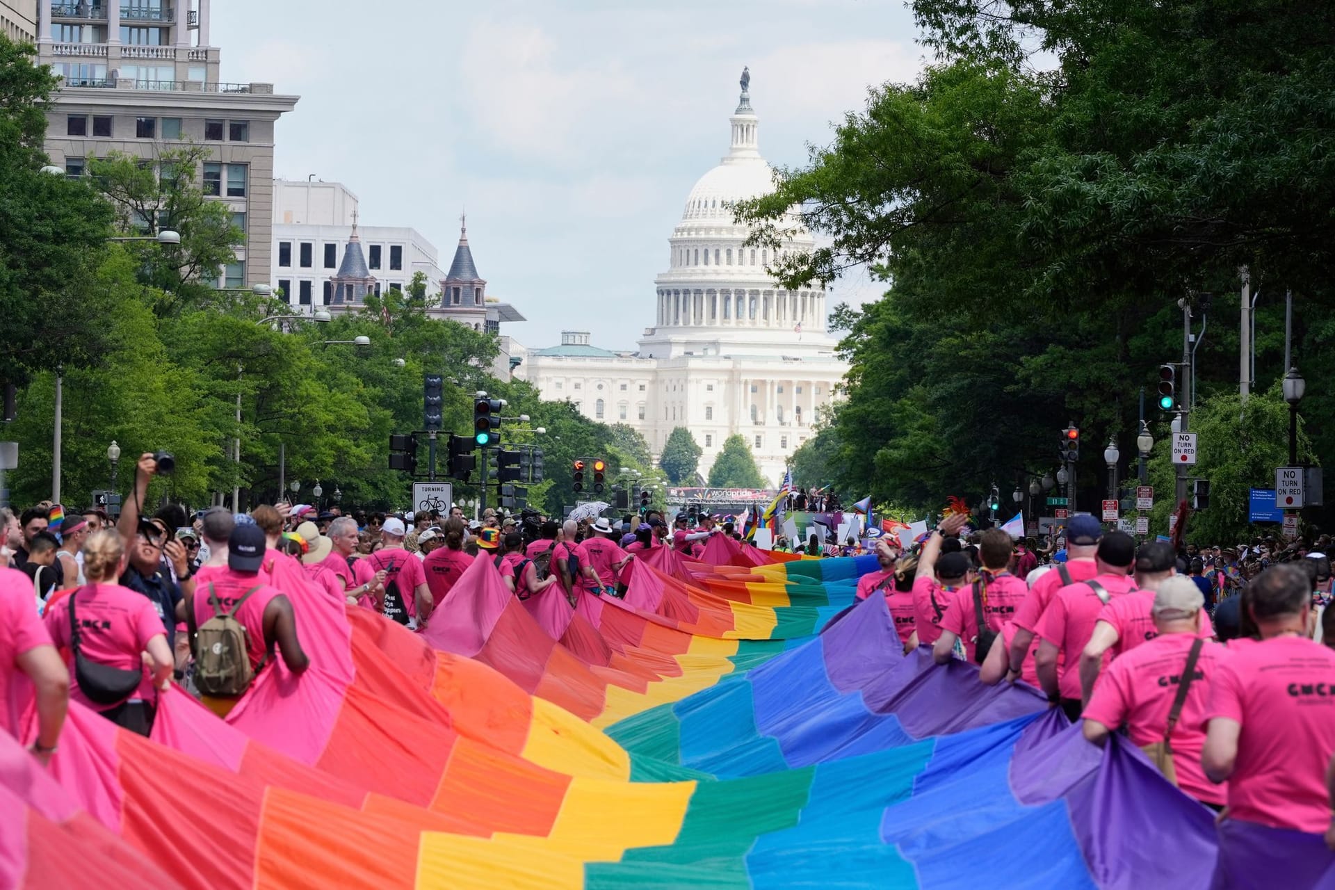 Jährliche Pride-Parade in Washington