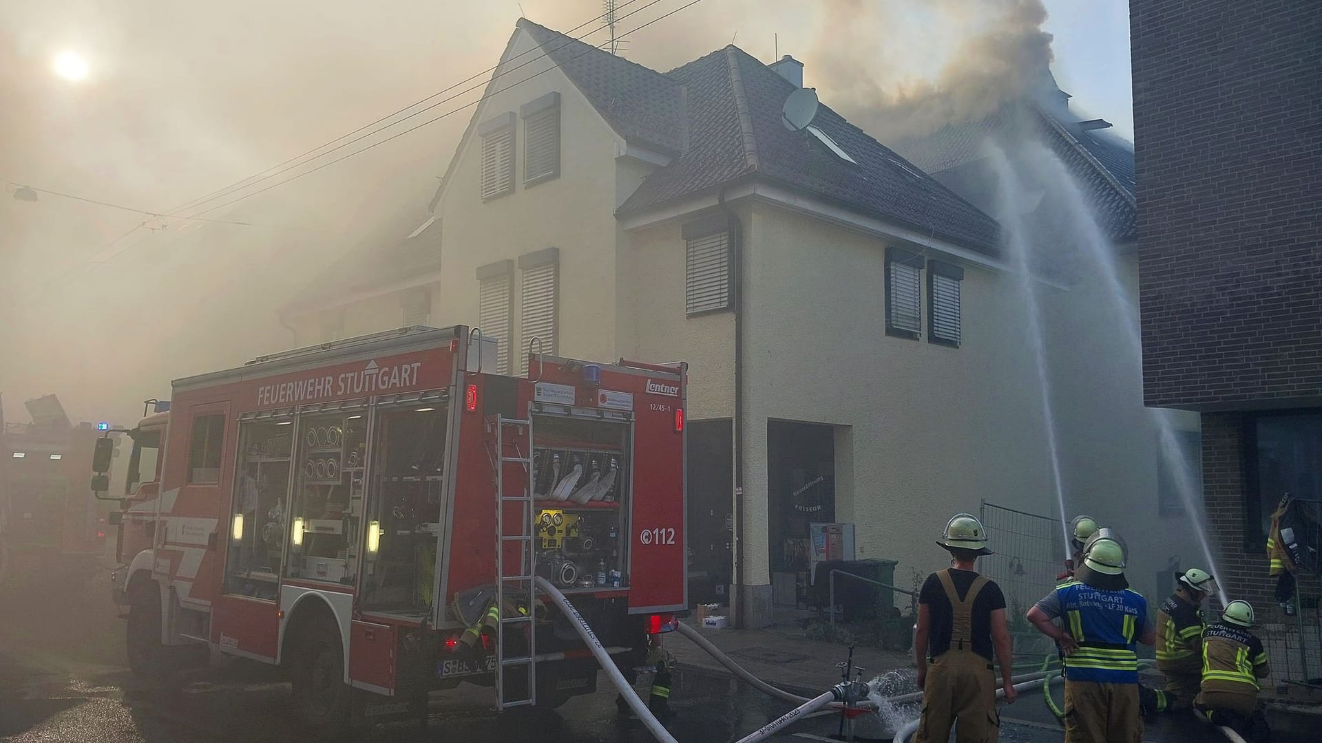 Brand in Stuttgart Brand in Stuttgart