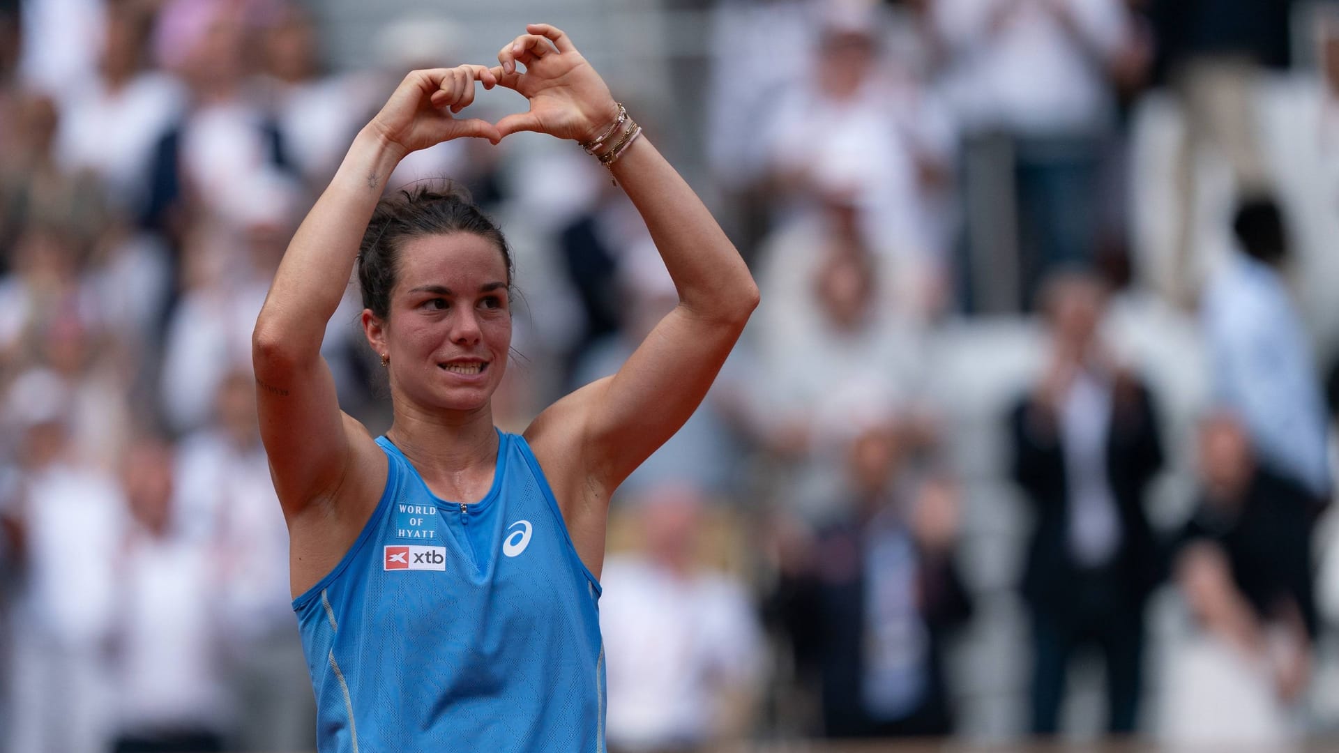 Lois Boisson: Sie gibt bei den French Open ihr Grand-Slam-Debüt. Lois Boisson: Sie gibt bei den French Open ihr Grand-Slam-Debüt.