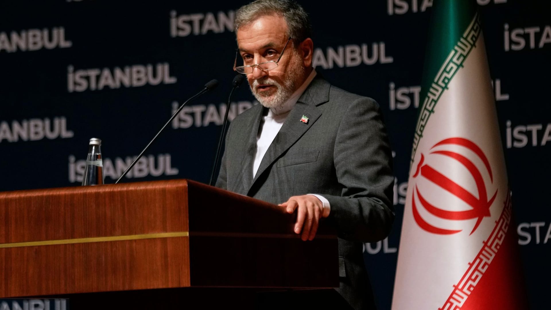 Nahostkonflikt - Irans Außenminister Araghtschi in Istanbul