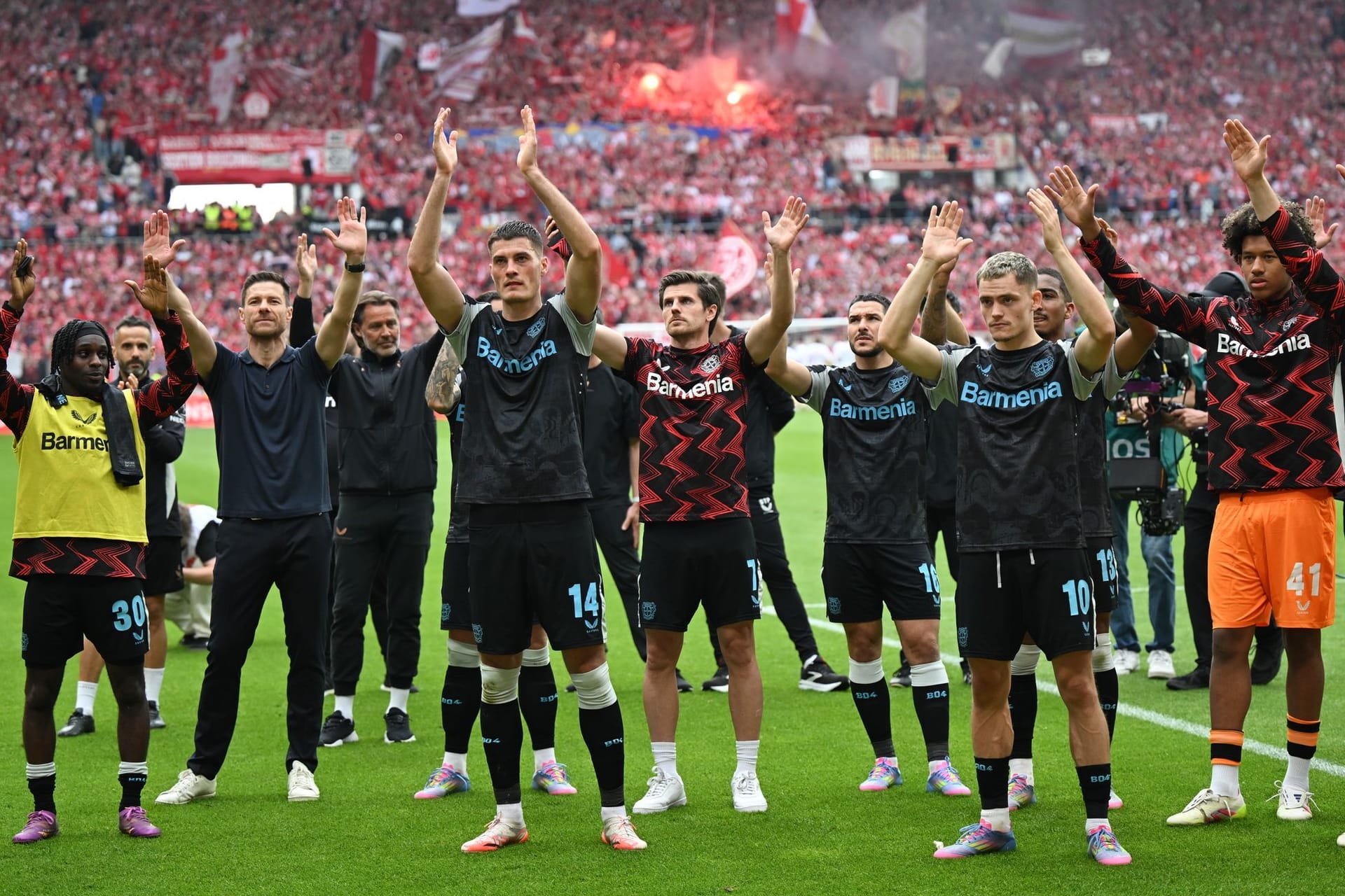Die Leverkusener Mannschaft der Vorsaison