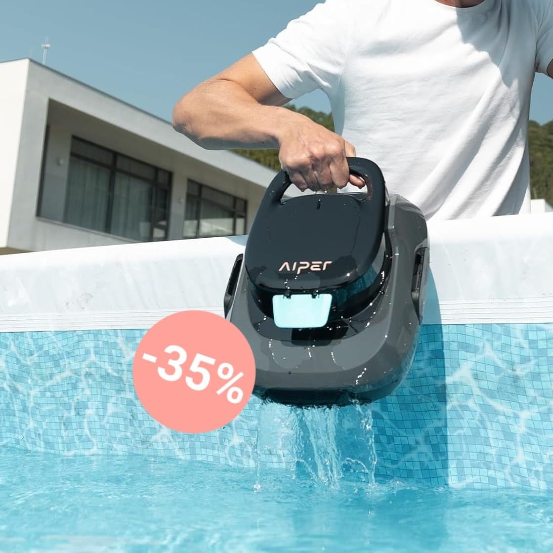 Poolroboter im Angebot: Amazon reduziert den Scuba SE von Aiper auf Tiefstpreis.