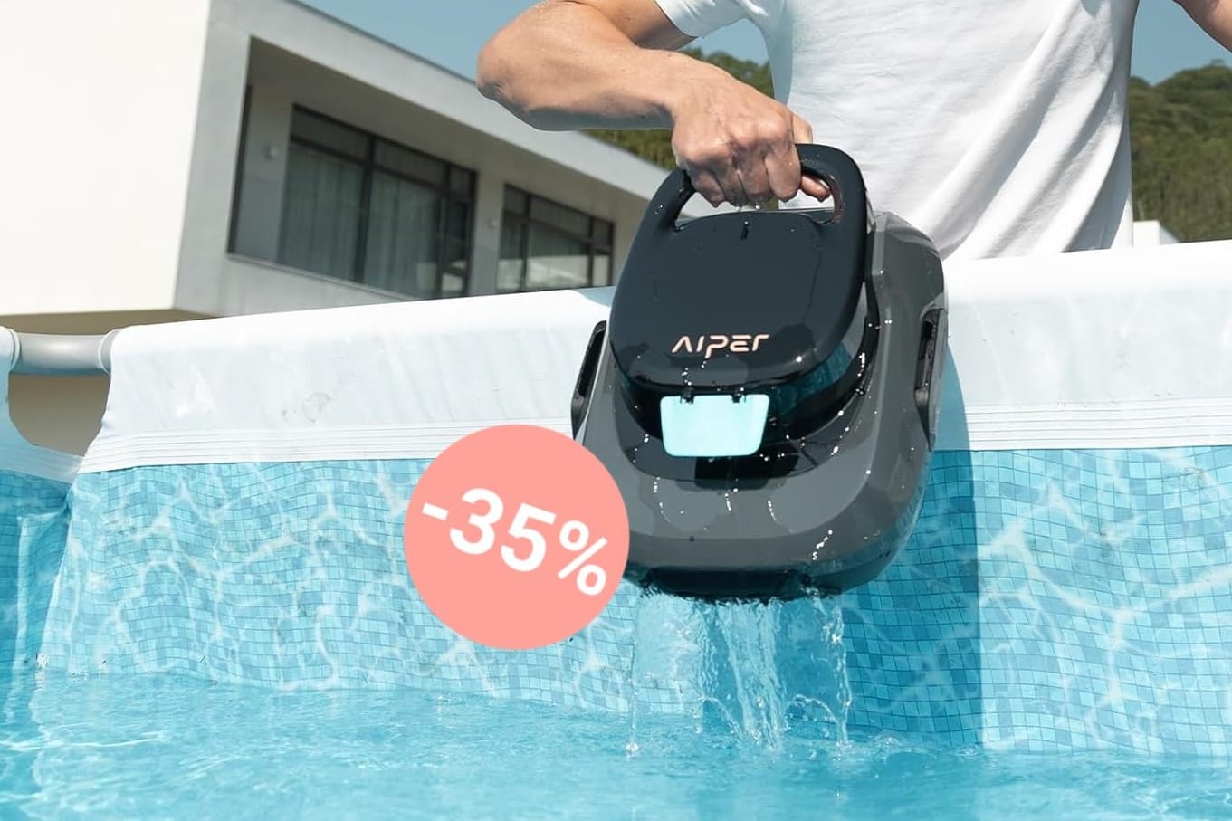 Poolroboter im Angebot: Amazon reduziert den Scuba SE von Aiper auf Tiefstpreis.