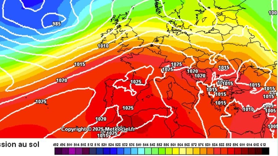 Ein Lauf des ICON-Modells für den Siebenschläfertag am 27. Juni. Eine alte Bauernregel will das Wetter für den Sommer vorhersagen können.