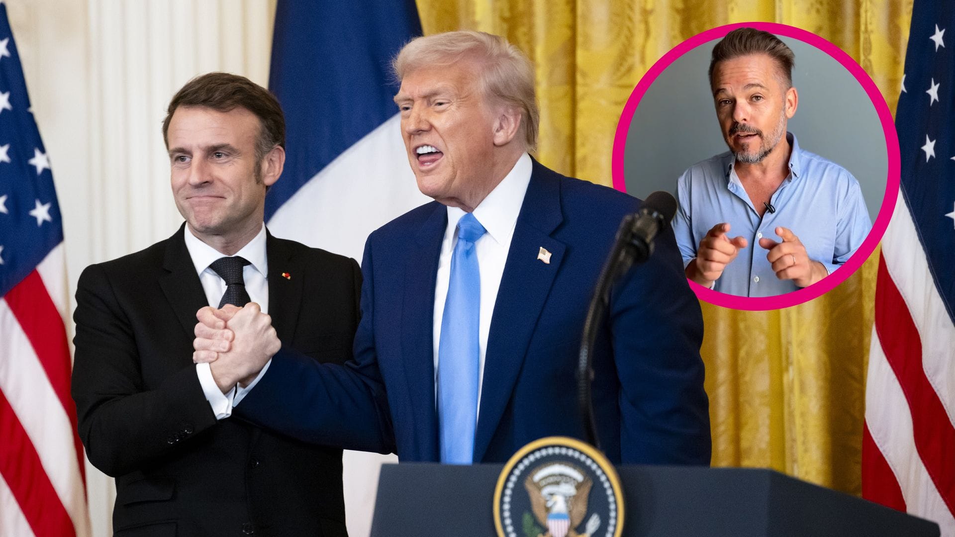 Körpersprache-Experte Stefan Verra analysiert, ob es sich bei Trumps Handschlägen um bewusste Gesten handelt.