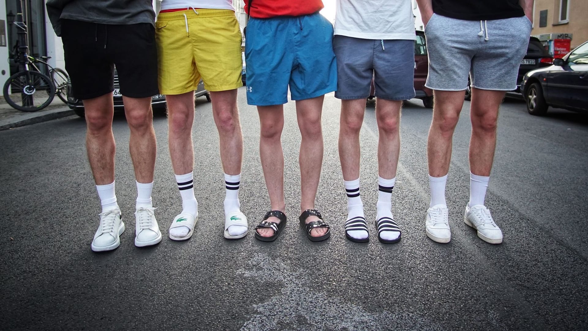 Weiße Socken