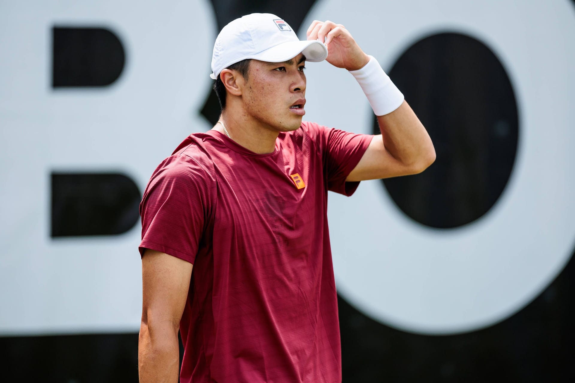 Brandon Nakashima setzte sich im Achtelfinale gegen seinen Landsmann Learner Tien durch.