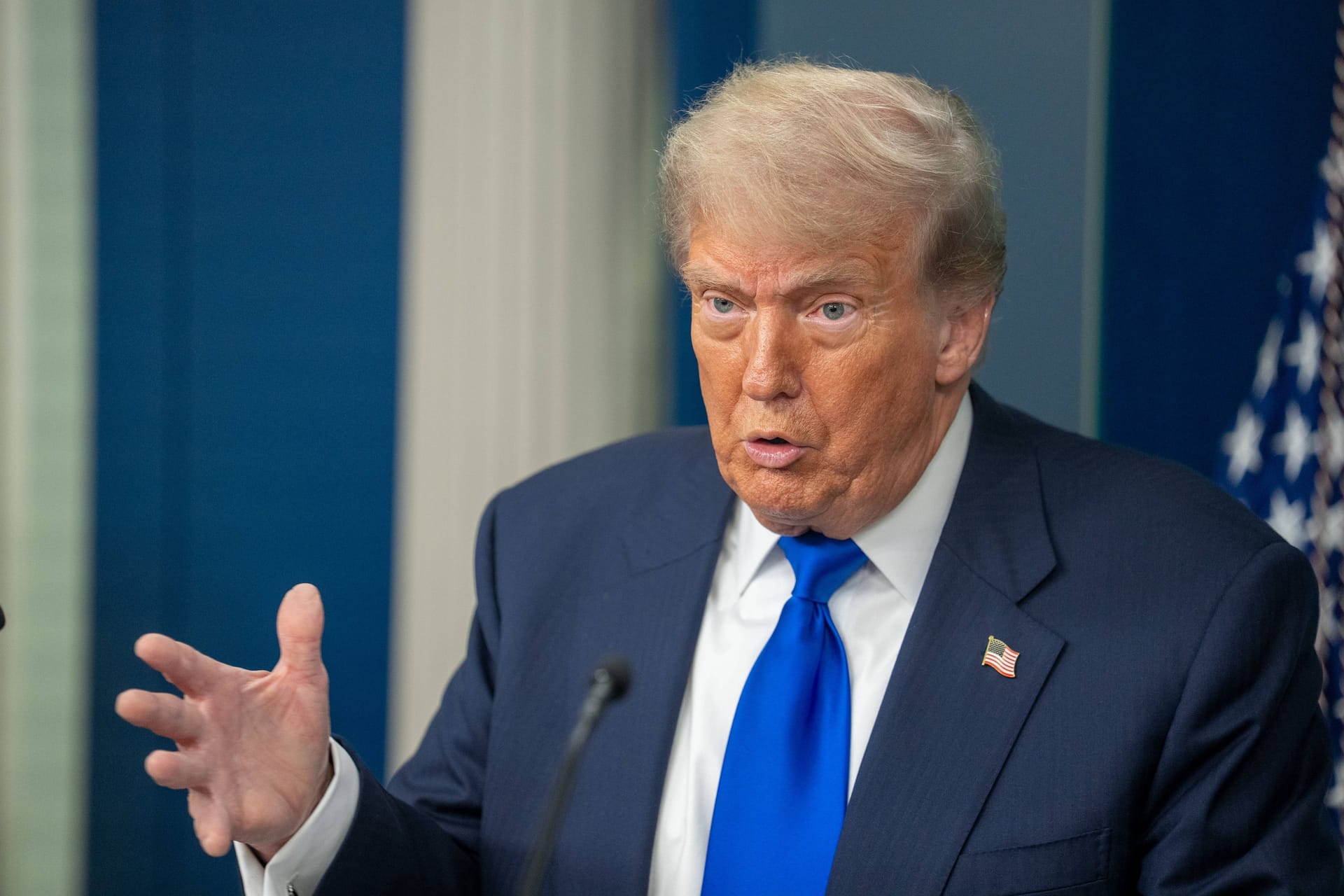 Donald Trump: Der US-Präsident hat das Vertrauen in die amerikanische Wirtschaft erschüttert. (Archivbild)