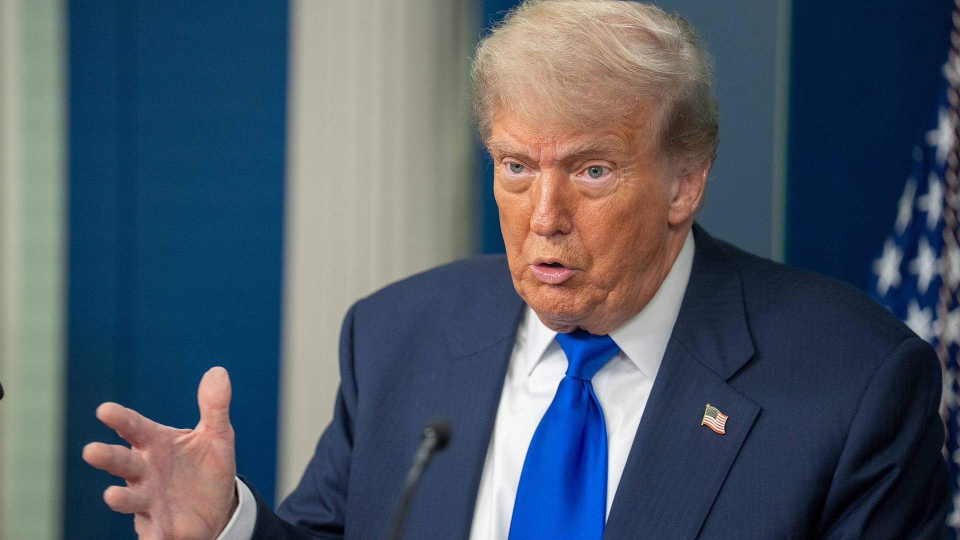 Donald Trump: Der US-Präsident hat das Vertrauen in die amerikanische Wirtschaft erschüttert. (Archivbild)