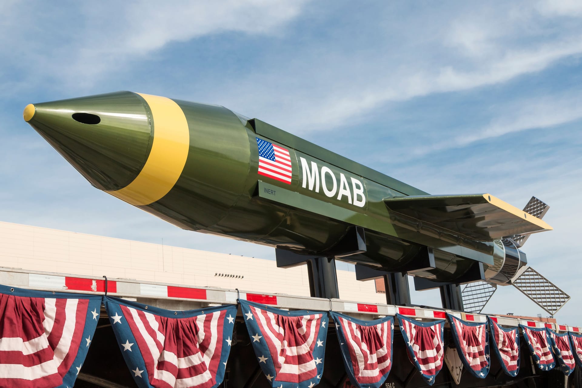 Fliegerbombe GBU-43/B: Die "Mutter aller Bomben" ist die stärkste konventionelle Bombe der USA.