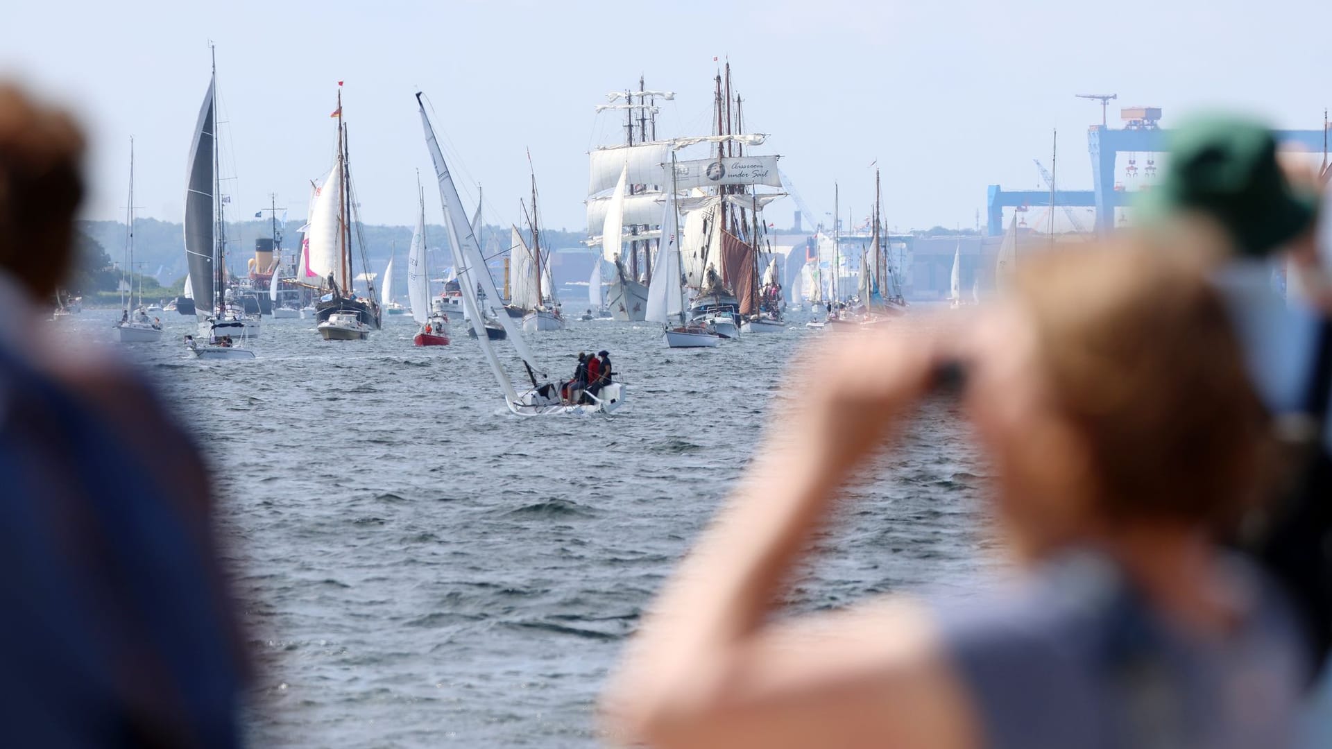 Fortsetzung Kieler Woche mit Windjammerparade