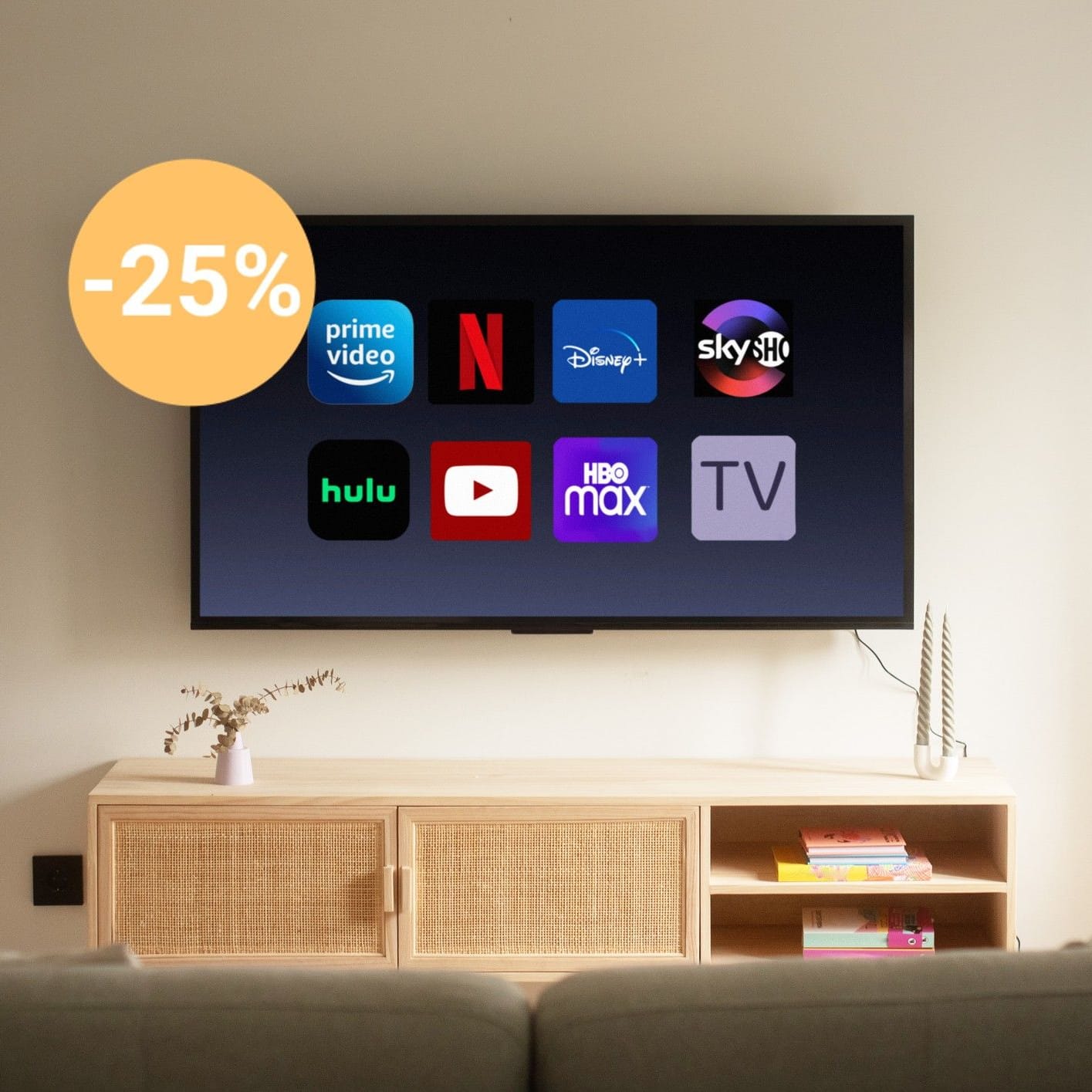 Fernseher im Angebot: Bei Aldi ergattern Sie einen 55-Zoll-TV für weniger als 360 Euro. (Symbolbild)
