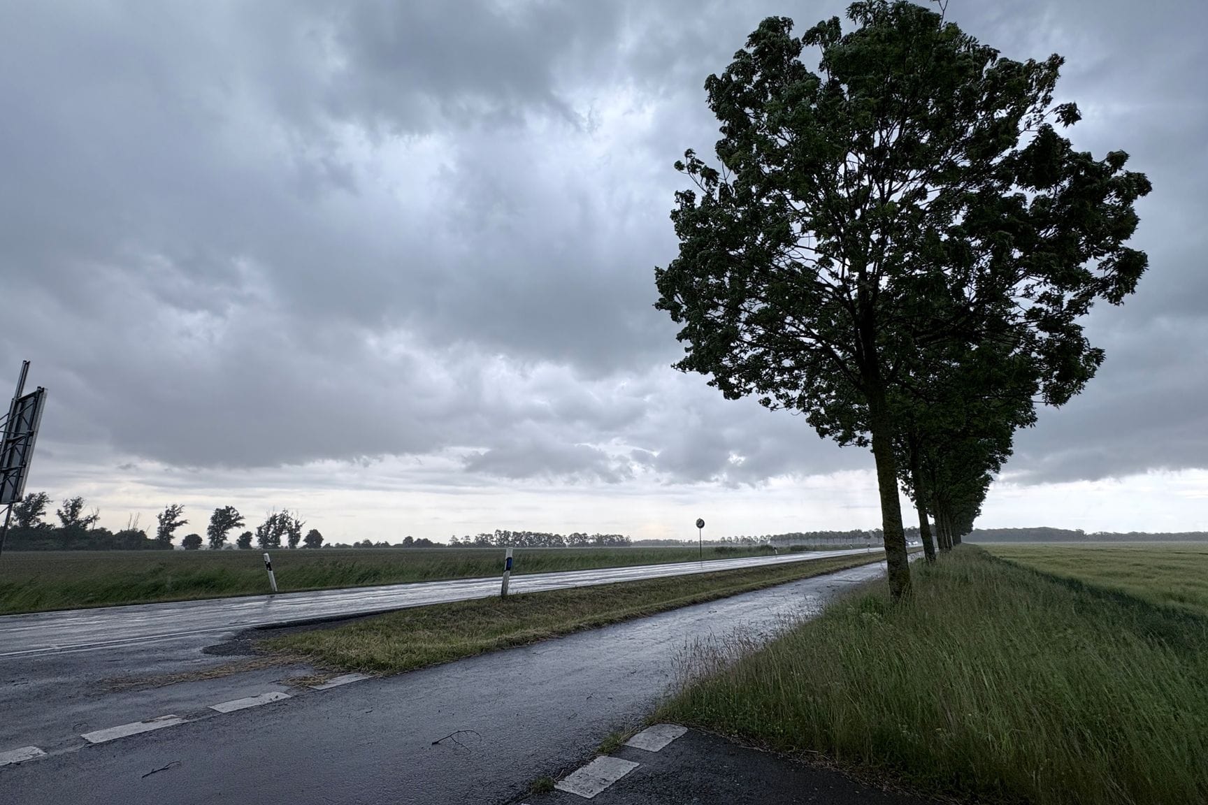 Regen in Sachsen