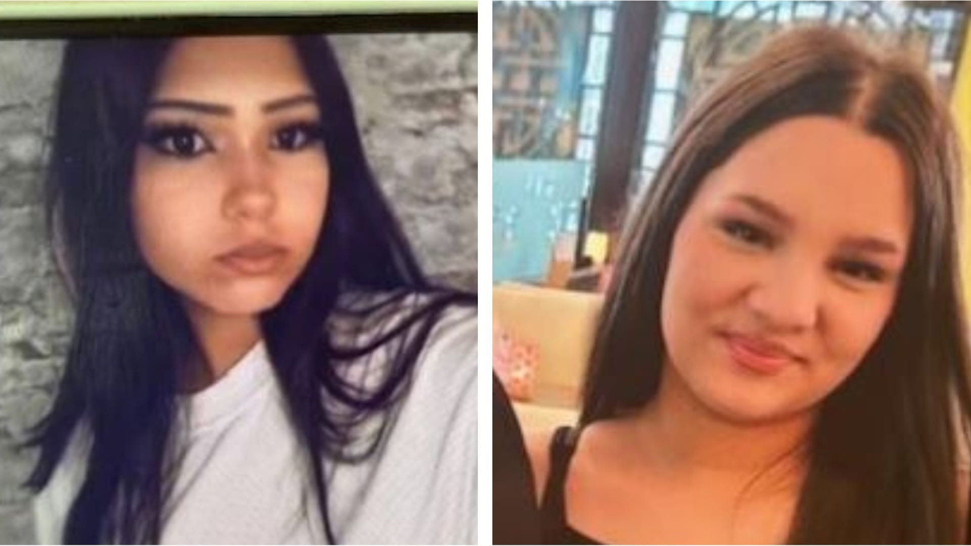 Sofia und ihre Freundin Eda (rechts) sind seit dem Wochenende verschwunden: Die Hamburger Polizei bittet nun Zeugen um Hilfe.